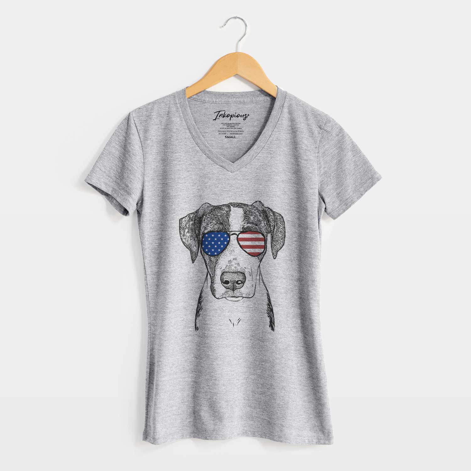 USA Milo the Mixed Breed - Women's Perfect V-neck Shirt