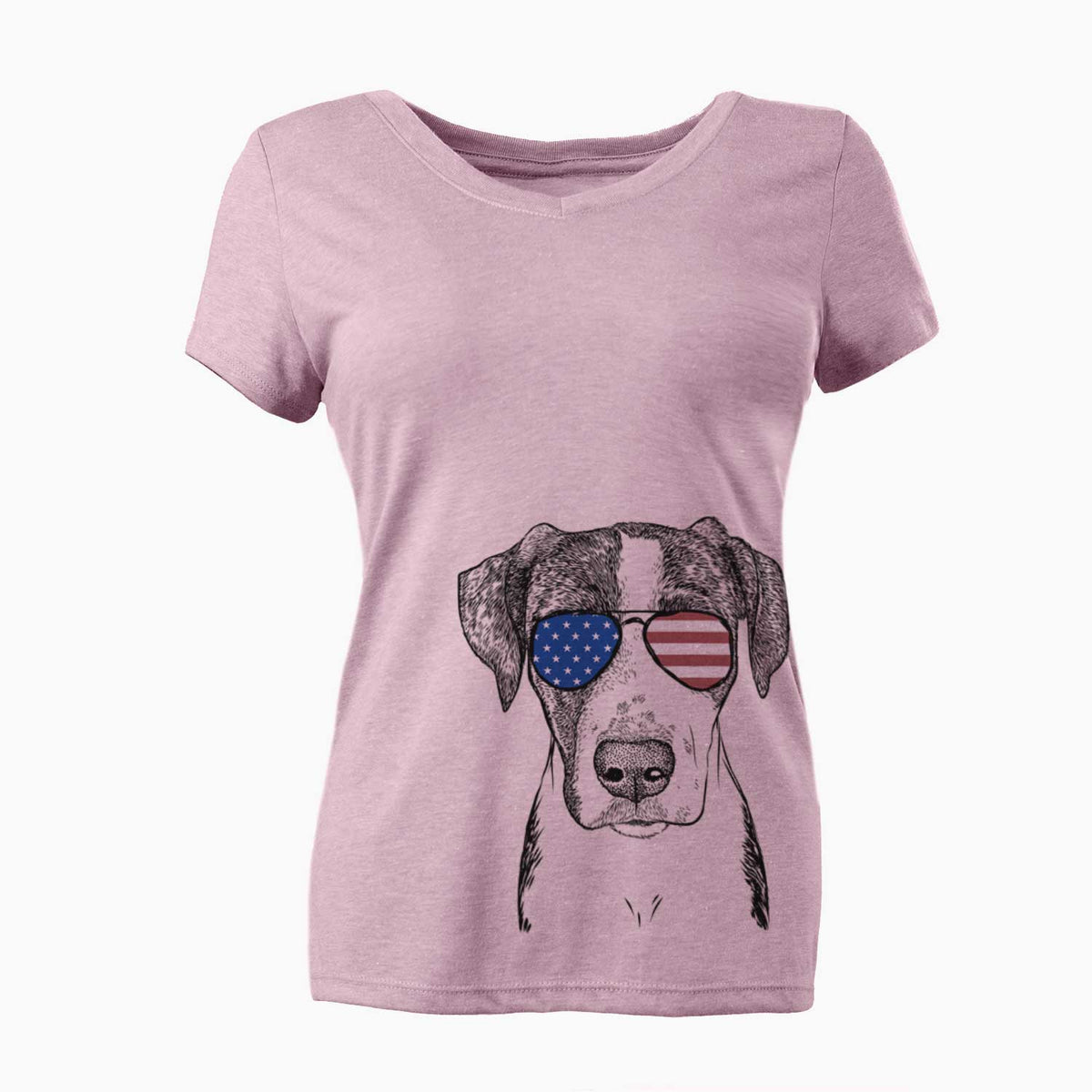 USA Milo the Mixed Breed - Women's Perfect V-neck Shirt