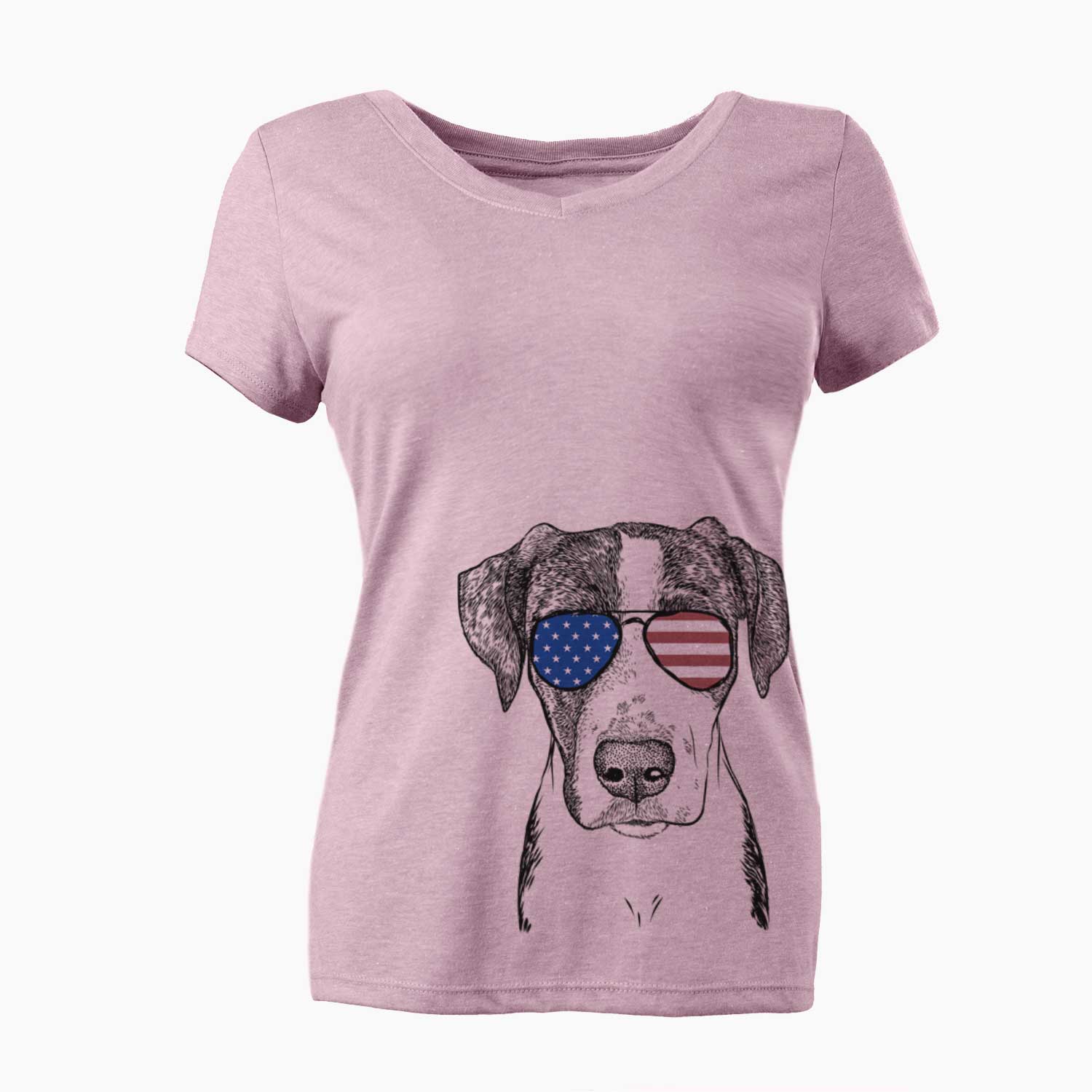 USA Milo the Mixed Breed - Women's Perfect V-neck Shirt