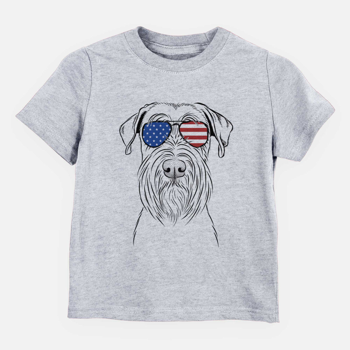 USA Milton the Schnauzer - Kids/Youth/Toddler Shirt