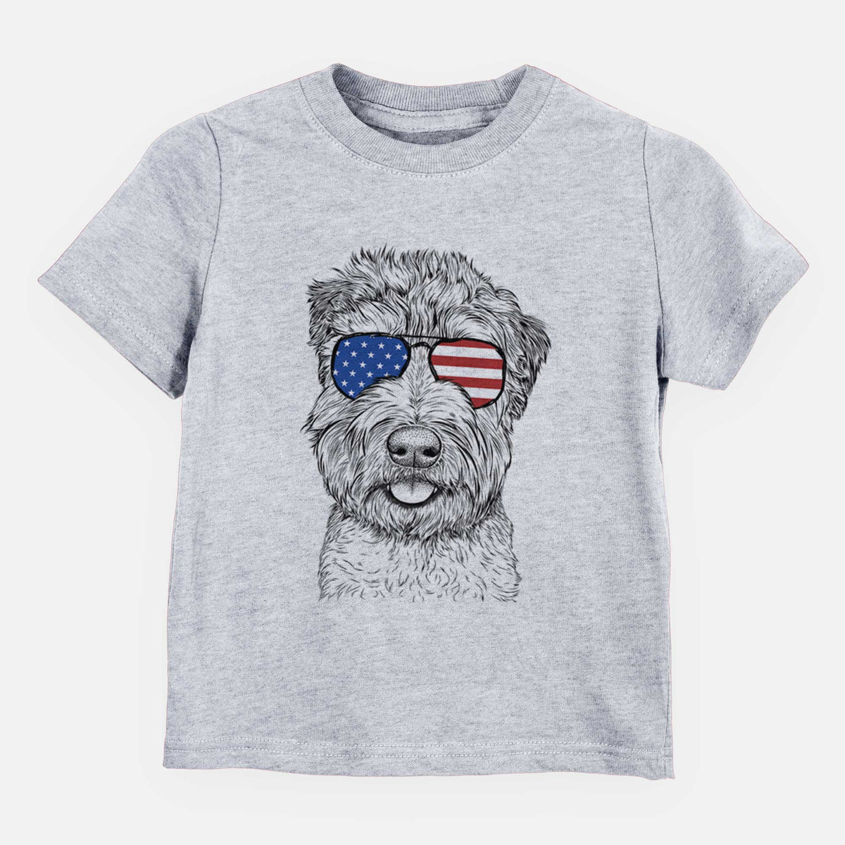 USA Milton the Soft Coated Wheaten Terrier - Kids/Youth/Toddler Shirt