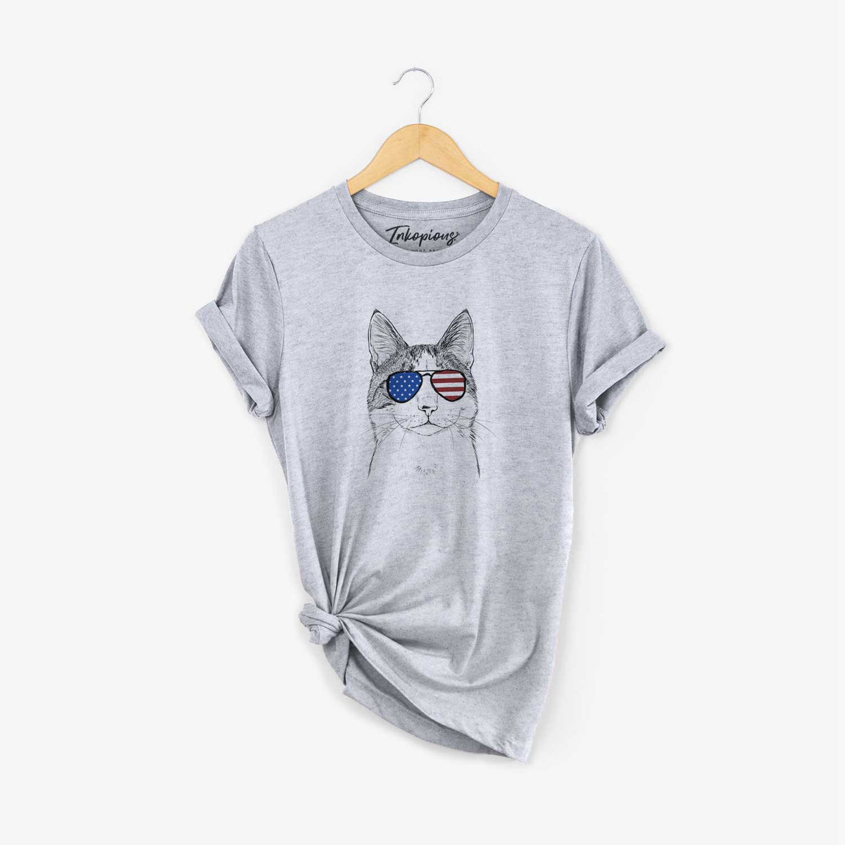 USA Mini Griffin the Domestic Shorthair Cat - Unisex Crewneck