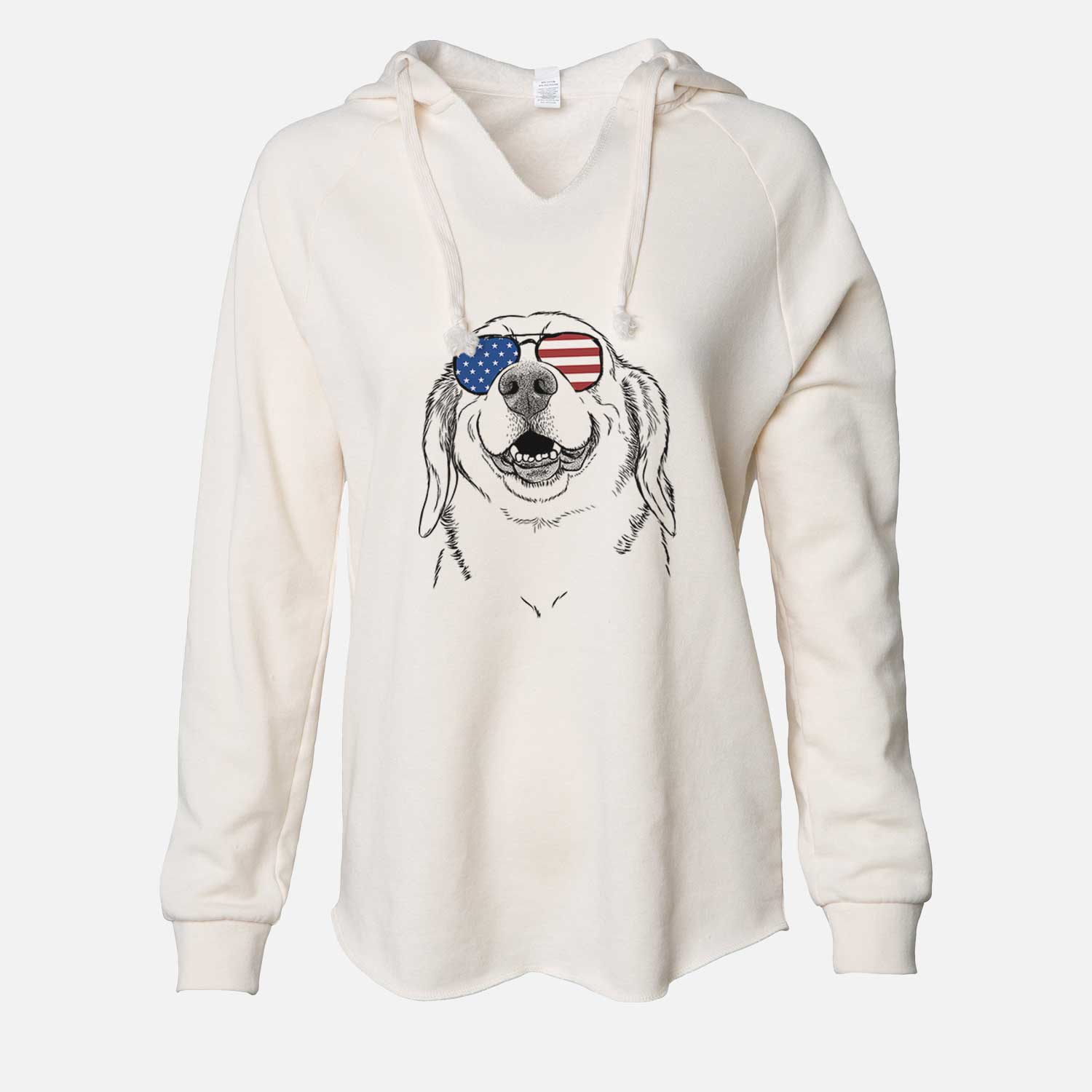 USA Minnie the Corgle - Cali Wave Hooded Sweatshirt