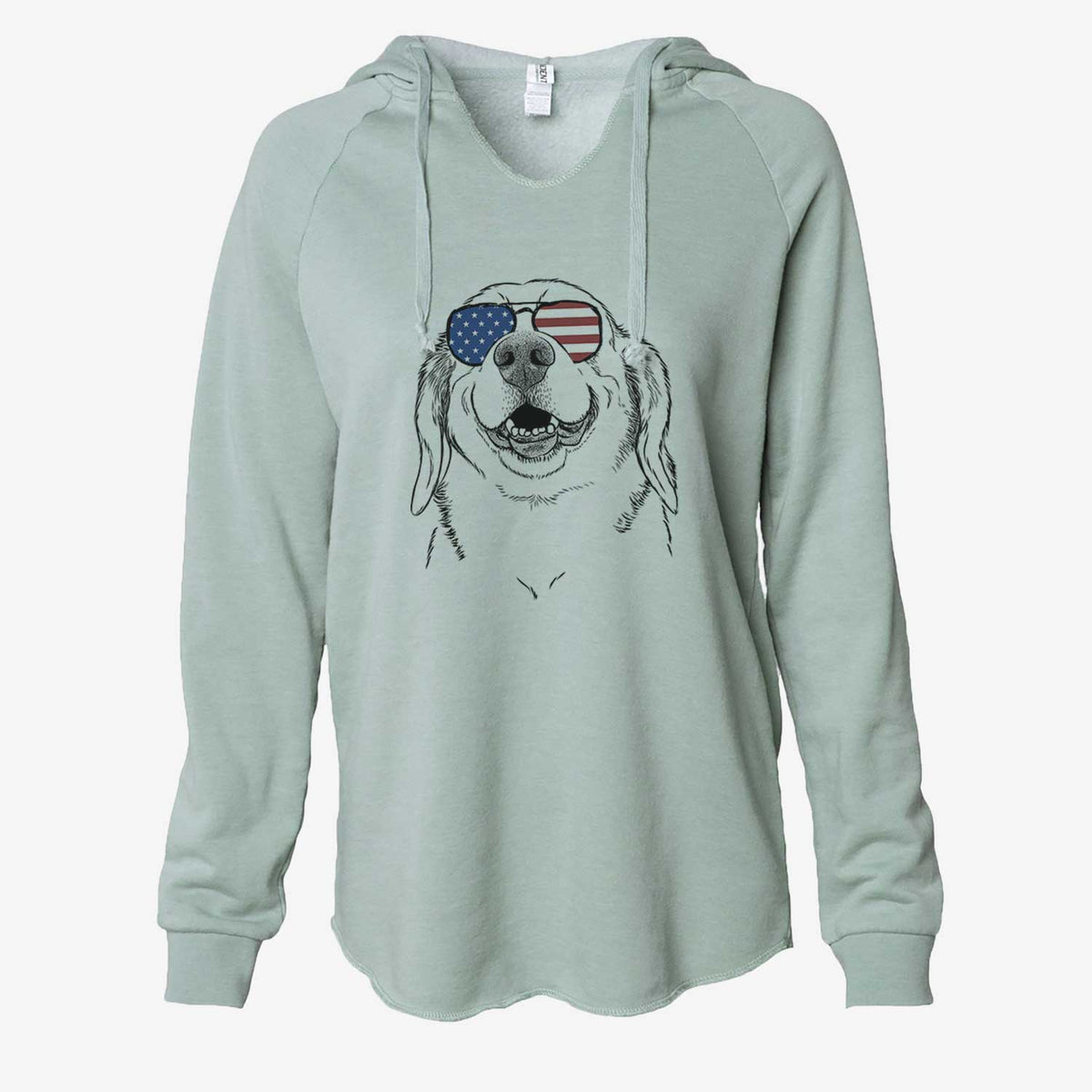 USA Minnie the Corgle - Cali Wave Hooded Sweatshirt