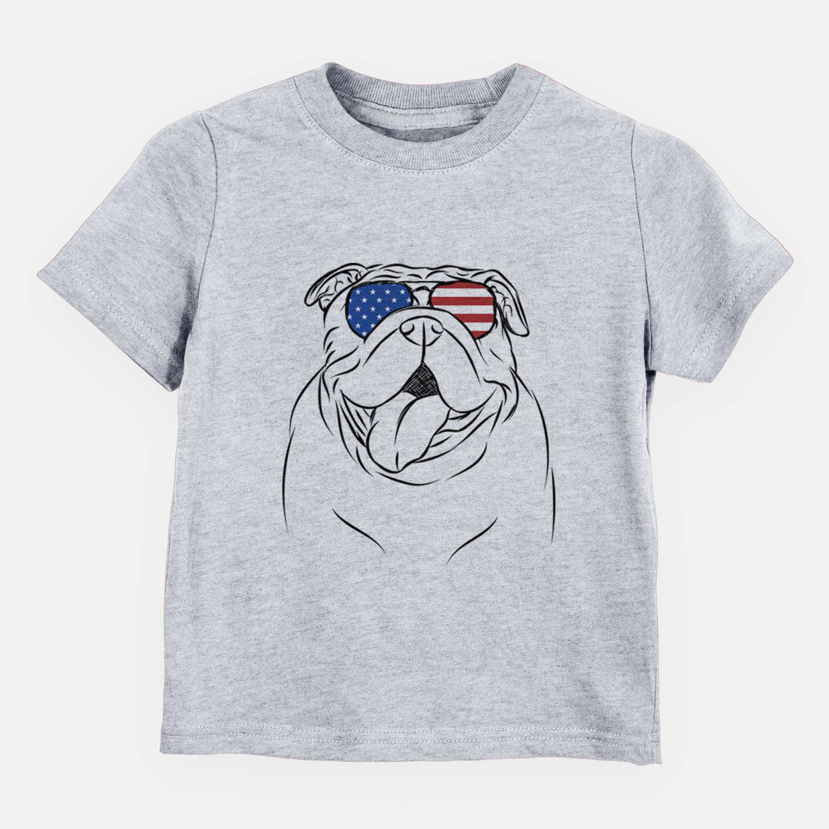 USA Missy Moo the English Bulldog - Kids/Youth/Toddler Shirt