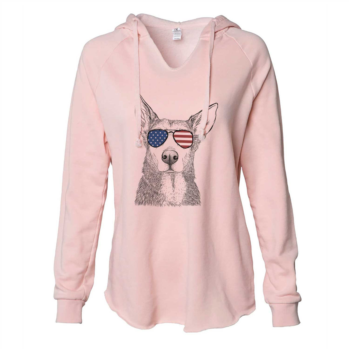 USA Misty the German Shepherd Mix - Cali Wave Hooded Sweatshirt