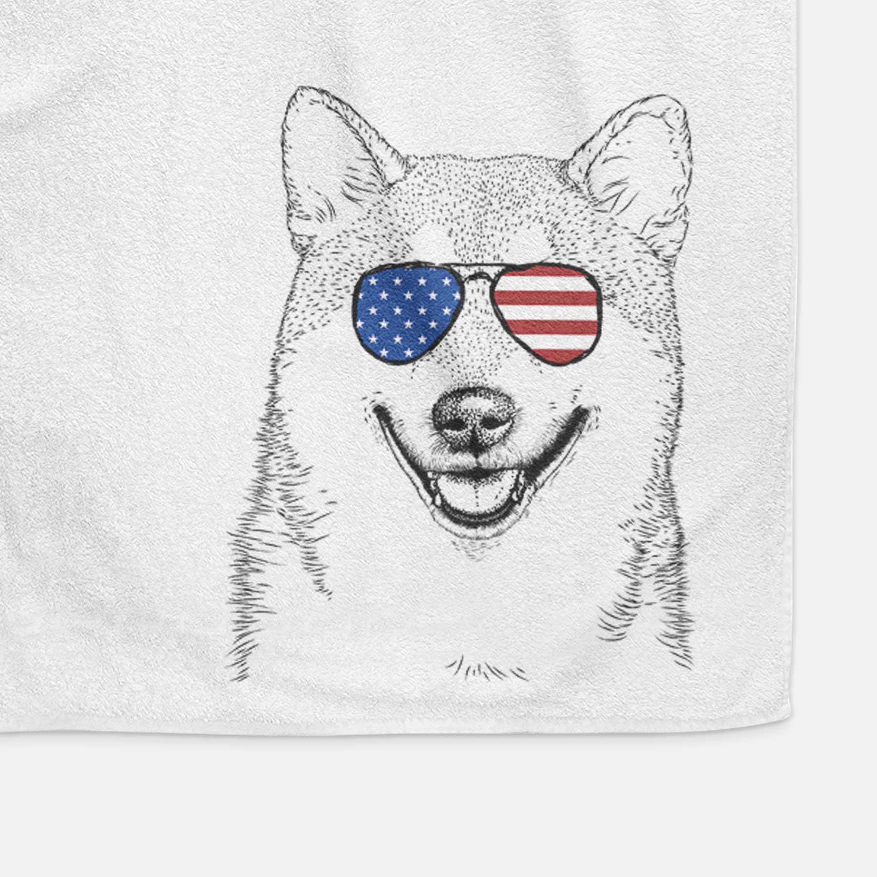 Mitsu the Shiba Inu Decorative Hand Towel