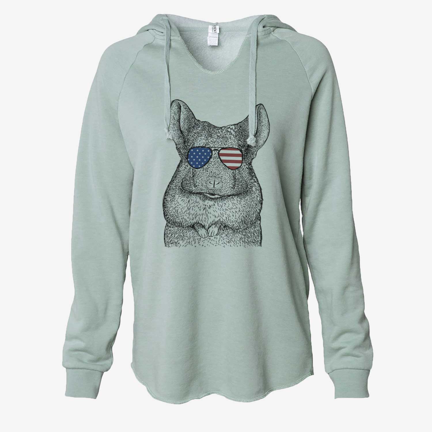 USA Mojo the Chinchilla - Cali Wave Hooded Sweatshirt