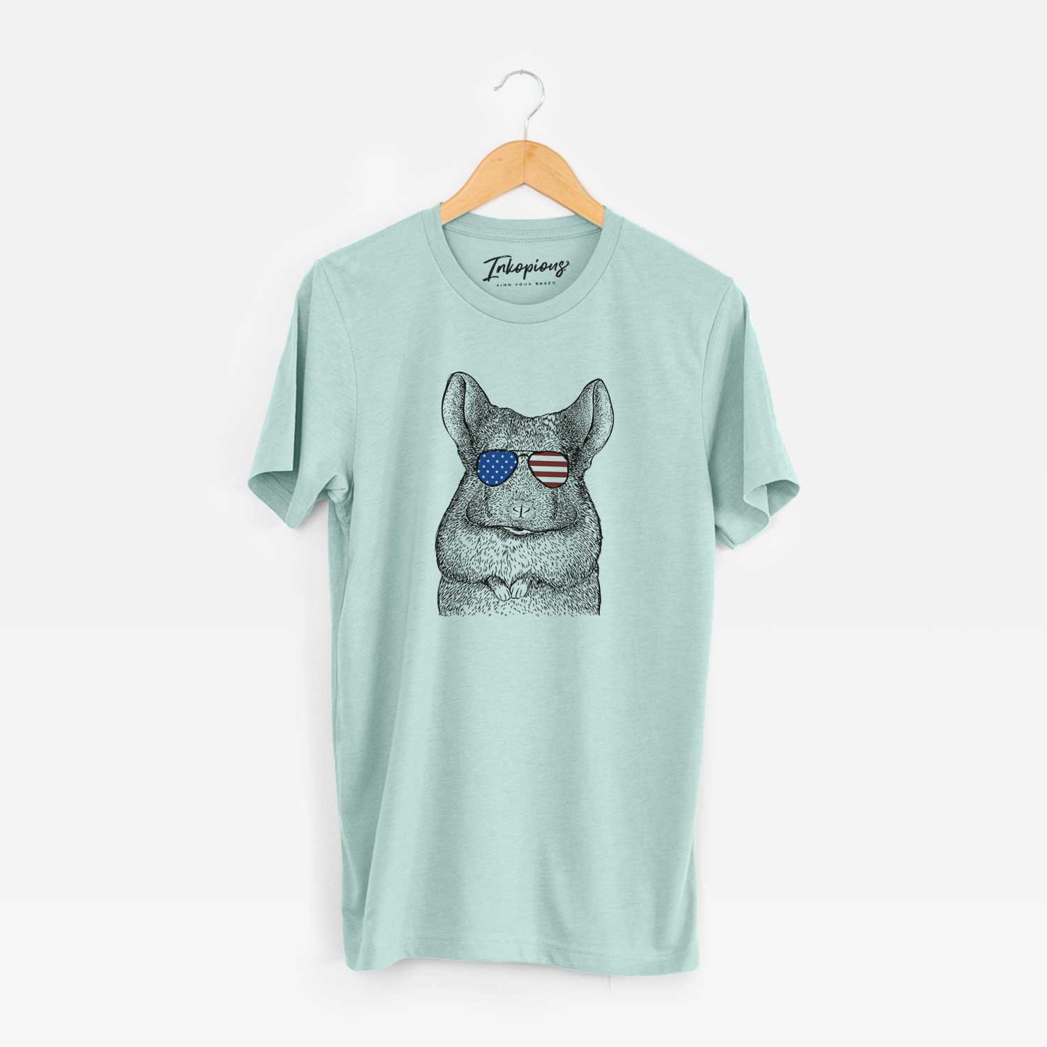 USA Mojo the Chinchilla - Unisex Crewneck