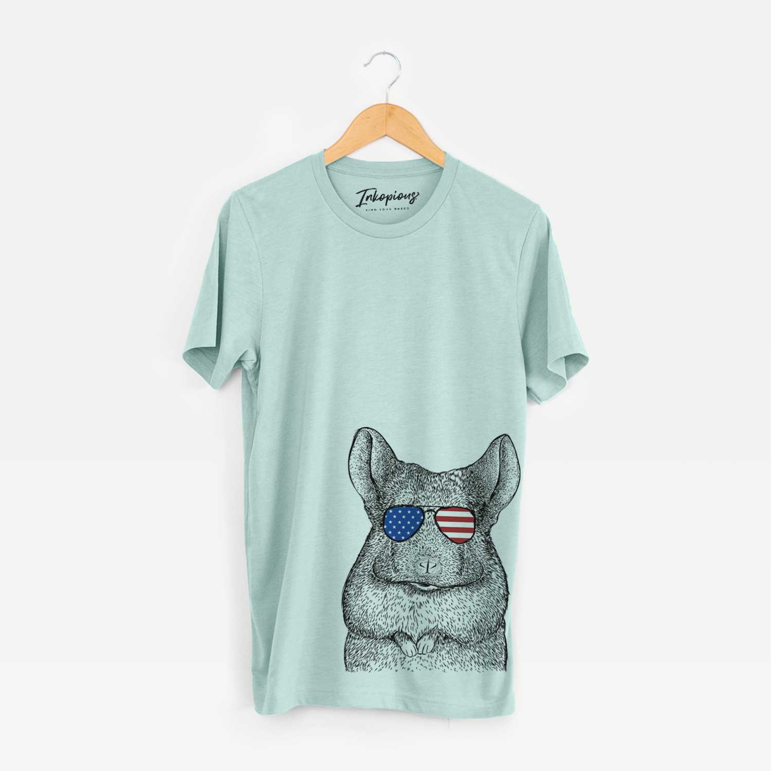 USA Mojo the Chinchilla - Unisex Crewneck