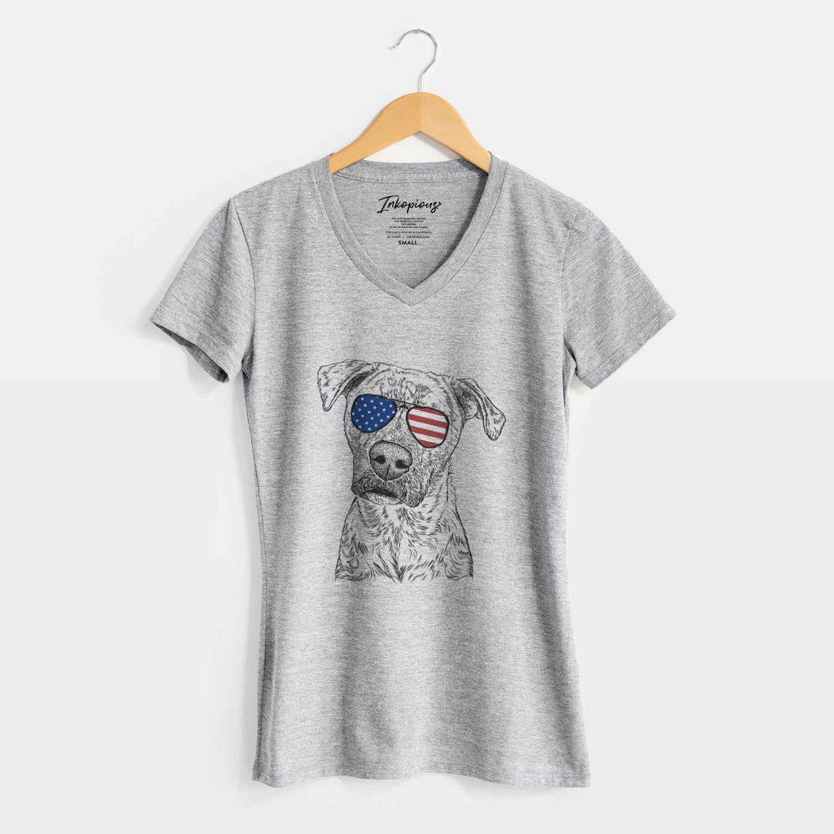 USA Monster Baby the Pitbull Mix - Women&#39;s Perfect V-neck Shirt