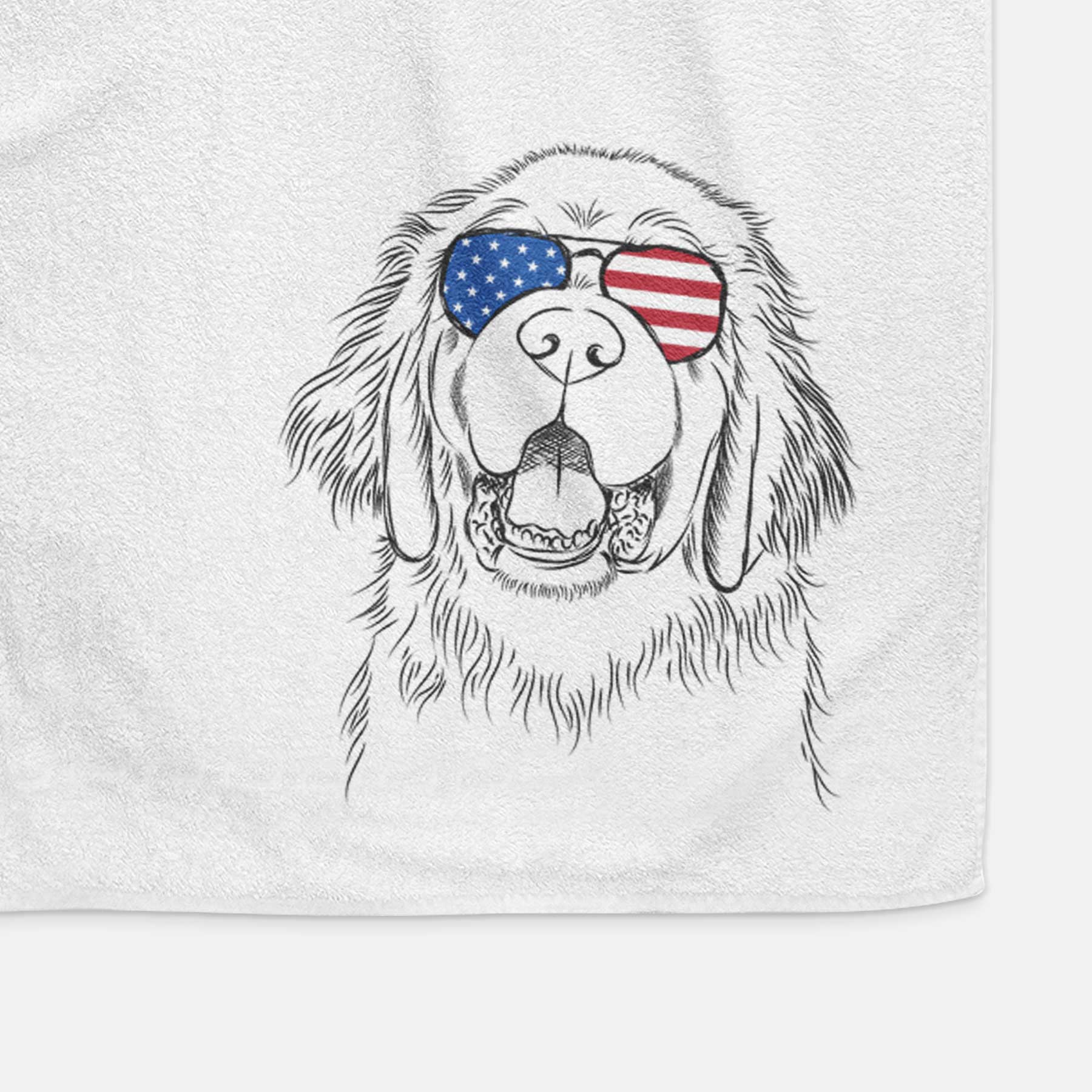 Mozart the Newfoundland Decorative Hand Towel