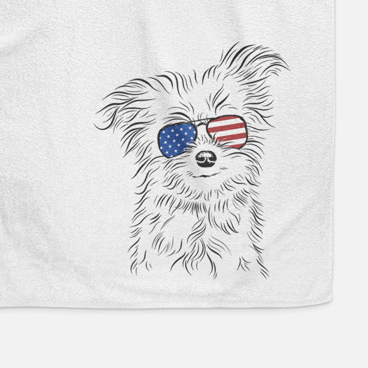 Mr. Gucci Poochi the Maltese Decorative Hand Towel