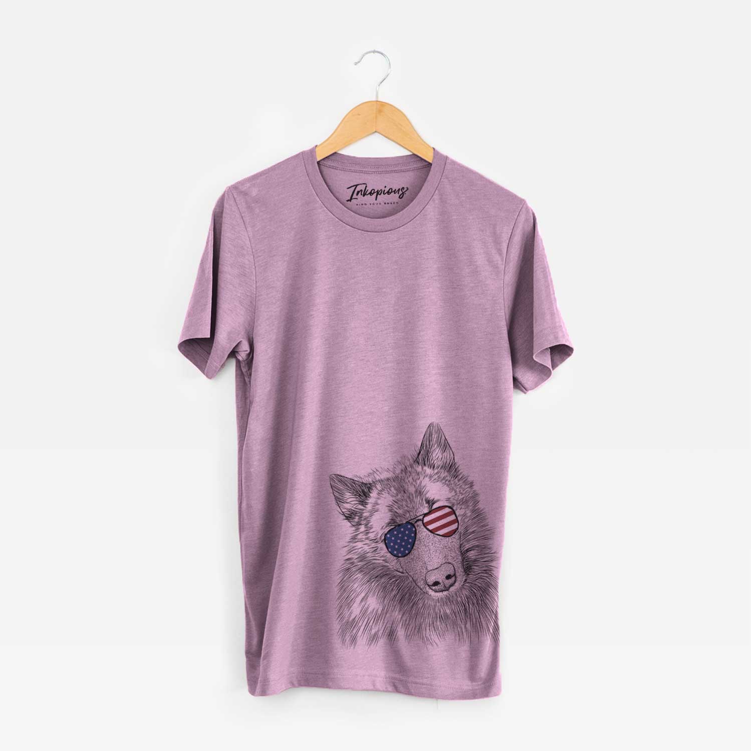 USA Mr. Maverick the Keeshond - Unisex Crewneck