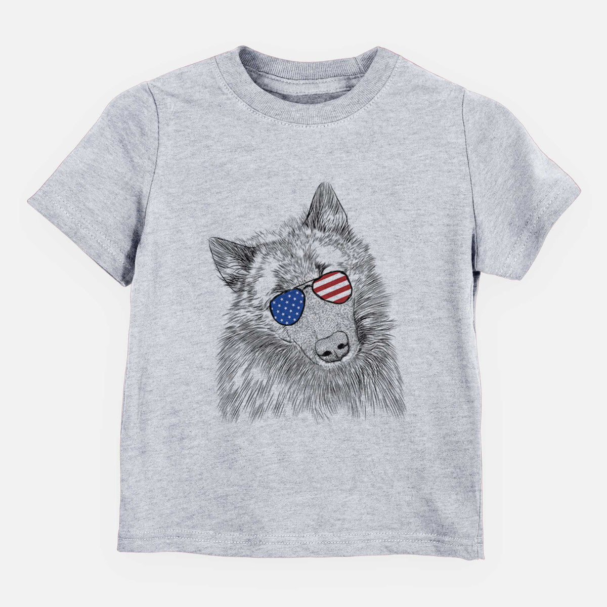 USA Mr. Maverick the Keeshond - Kids/Youth/Toddler Shirt