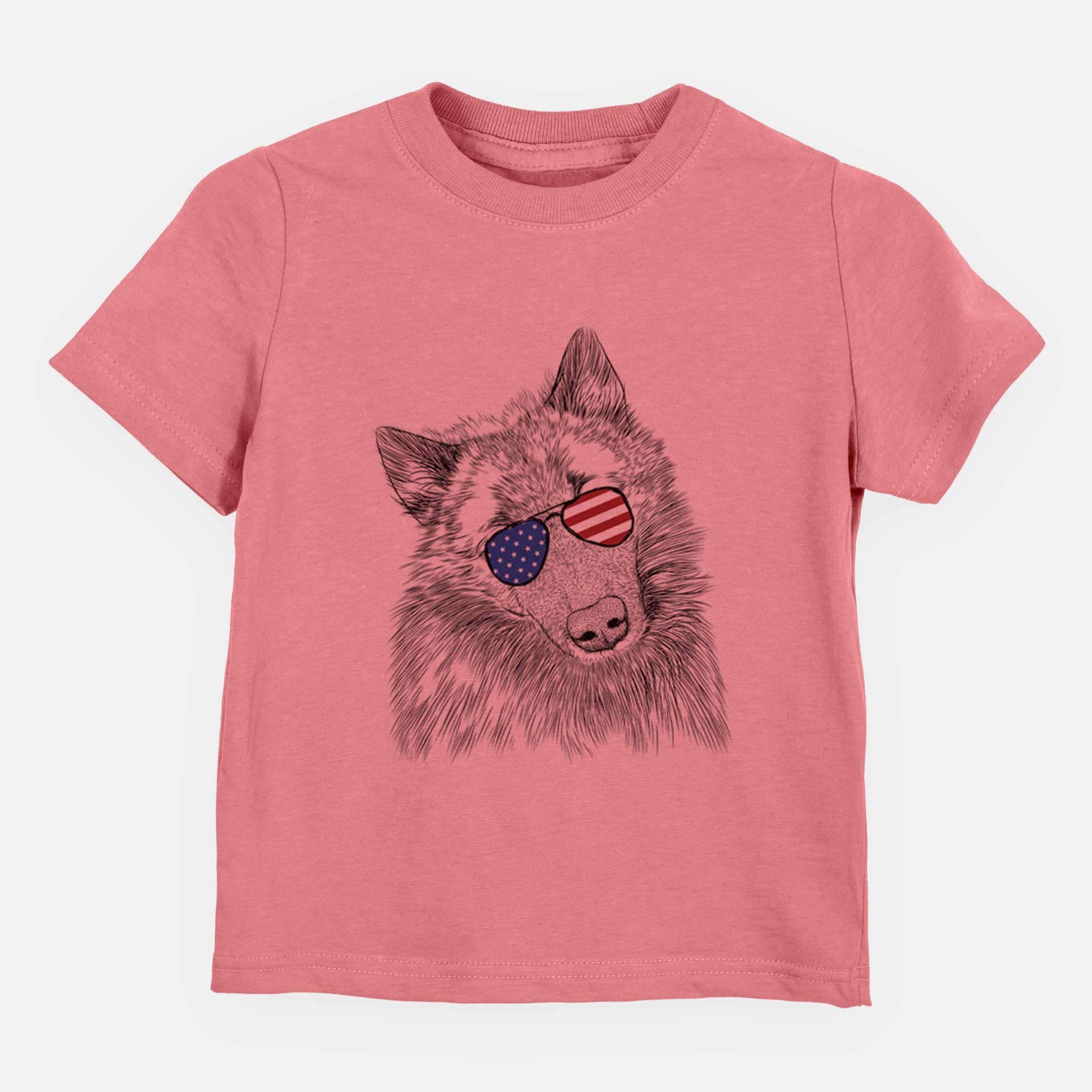 USA Mr. Maverick the Keeshond - Kids/Youth/Toddler Shirt