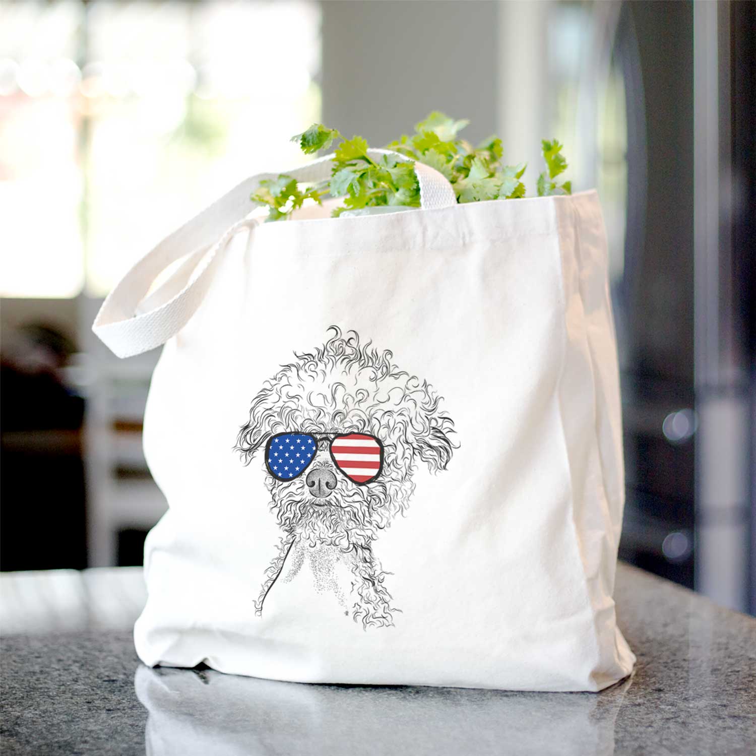 Muffin the Poodle - Tote Bag