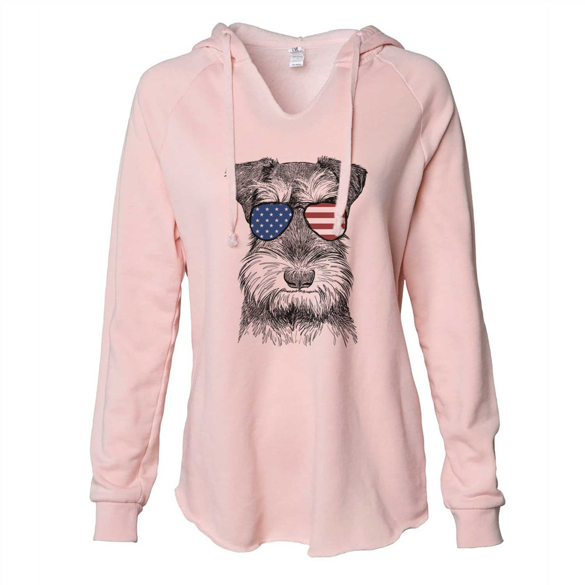 USA Murphy the Mini Schnauzer - Cali Wave Hooded Sweatshirt