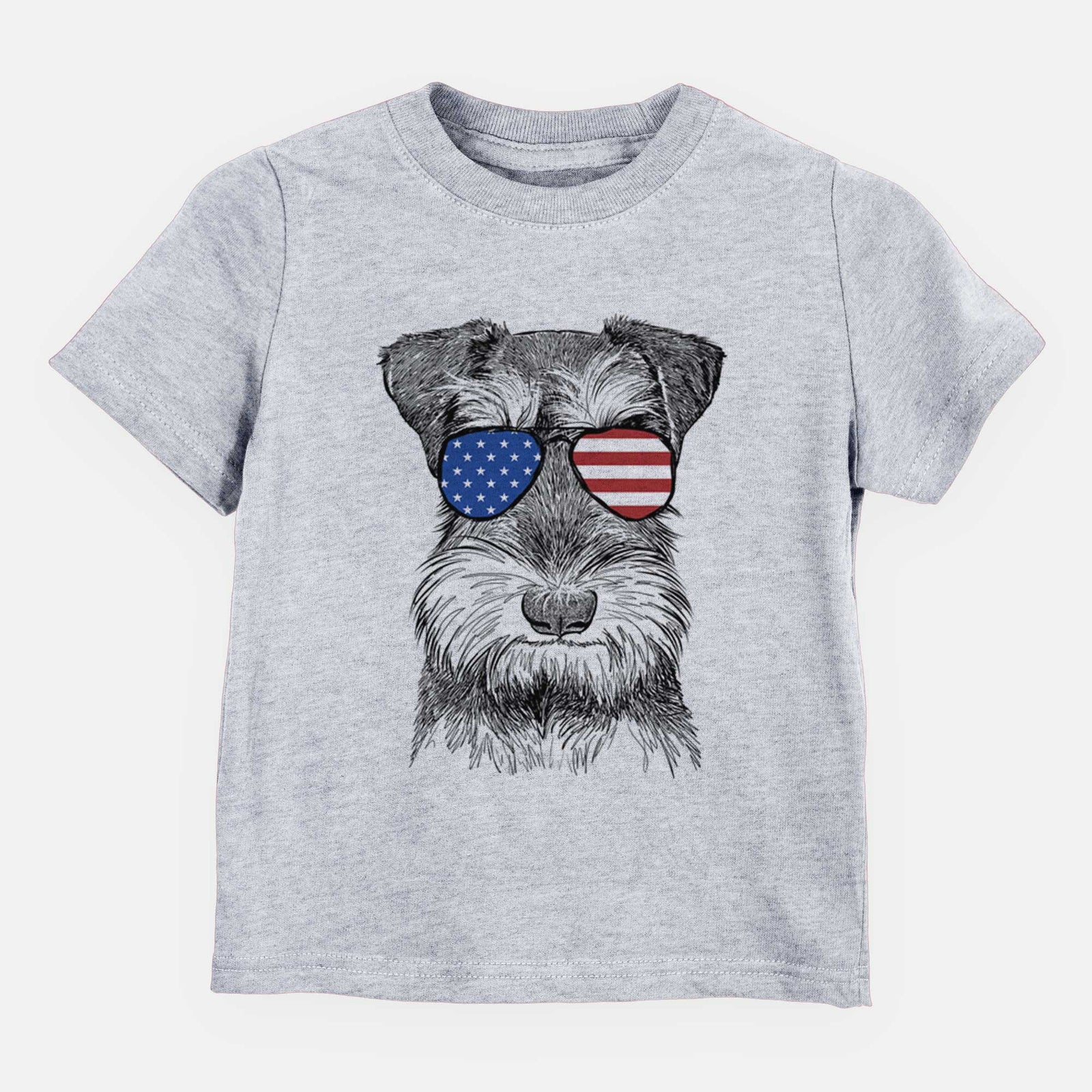 USA Murphy the Mini Schnauzer - Kids/Youth/Toddler Shirt
