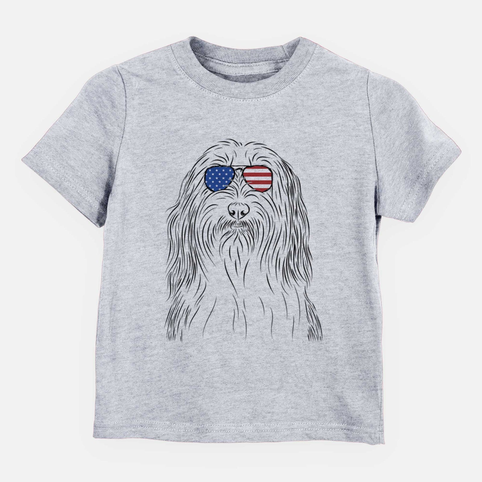 USA Murray the Bearded Collie - Kids/Youth/Toddler Shirt
