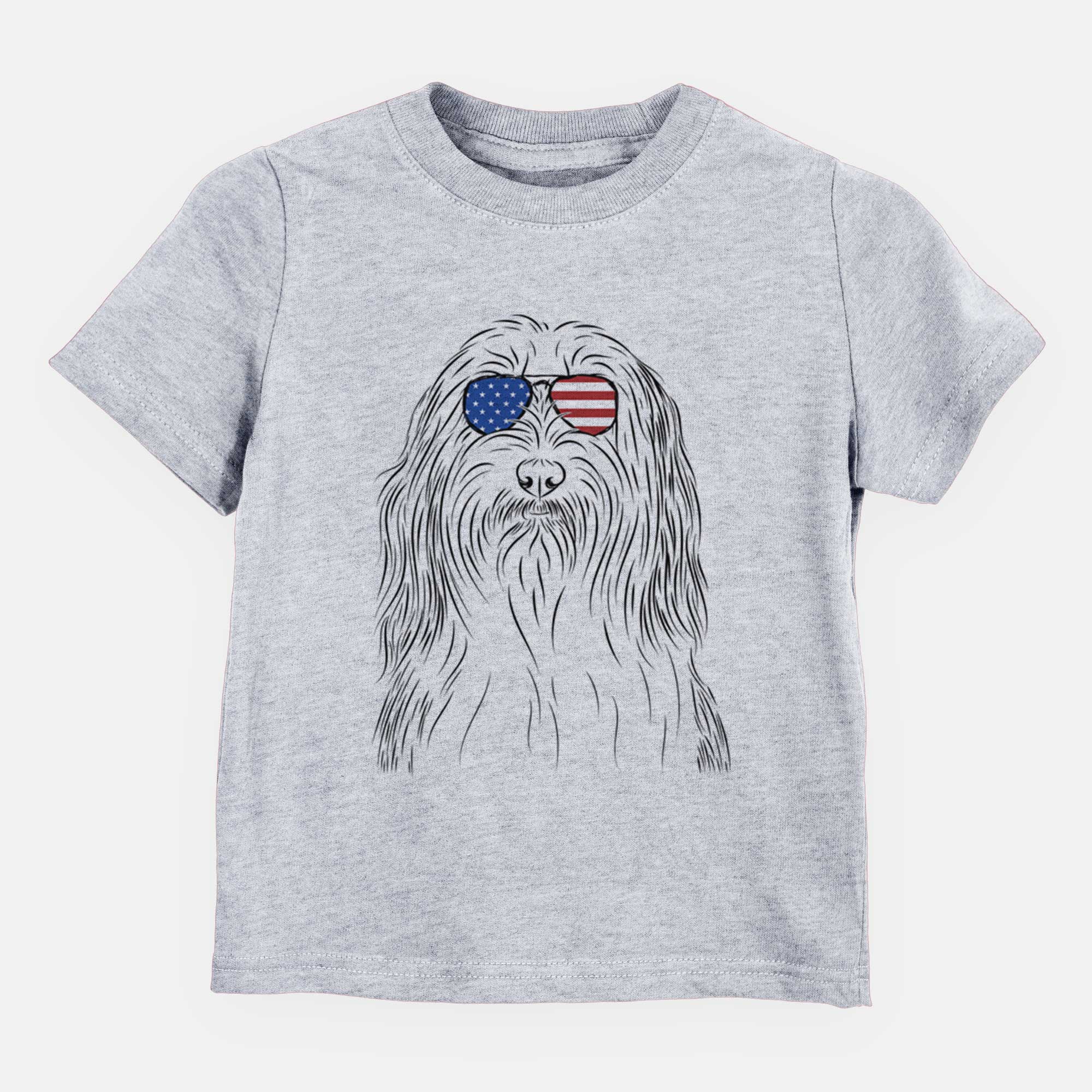 USA Murray the Bearded Collie - Kids/Youth/Toddler Shirt