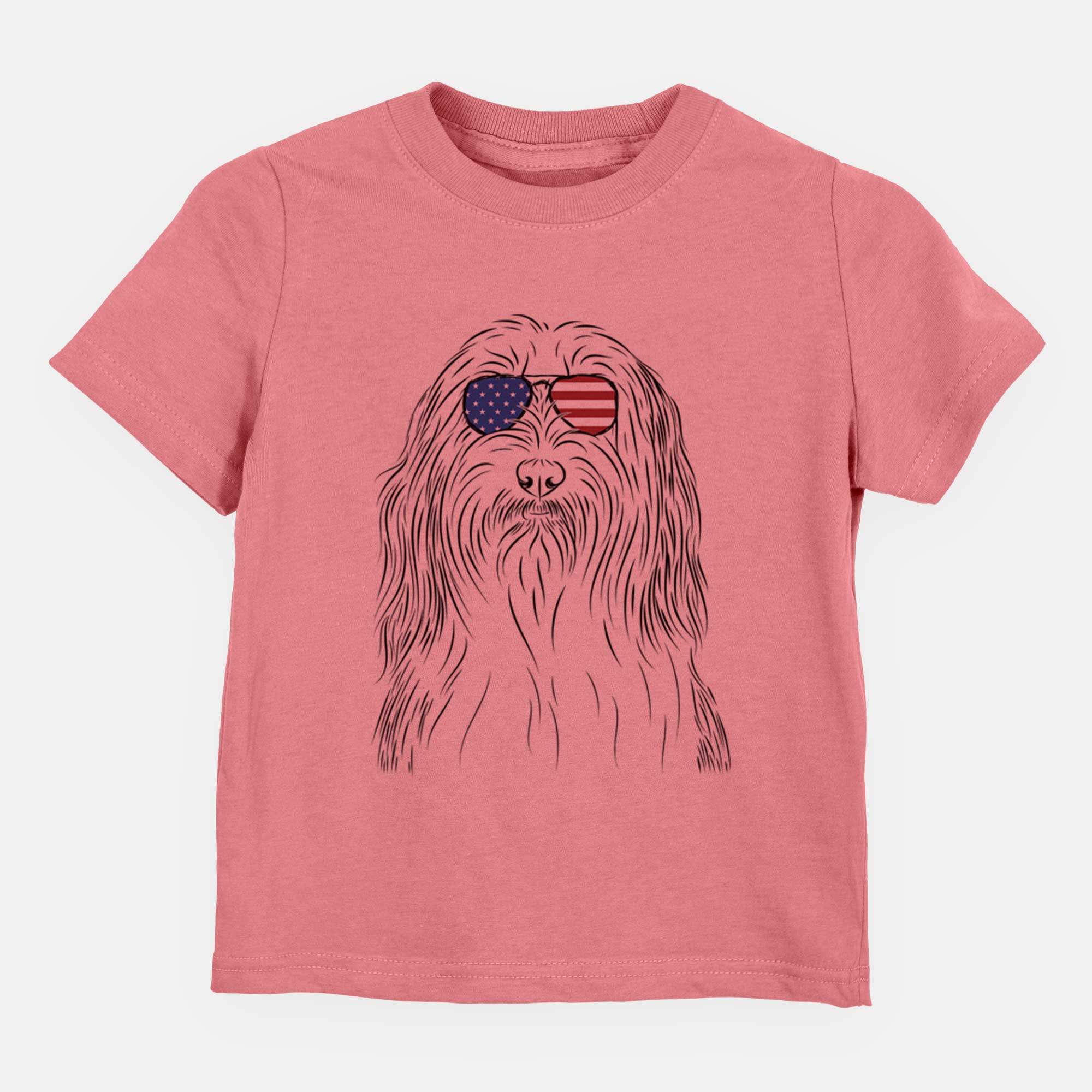 USA Murray the Bearded Collie - Kids/Youth/Toddler Shirt