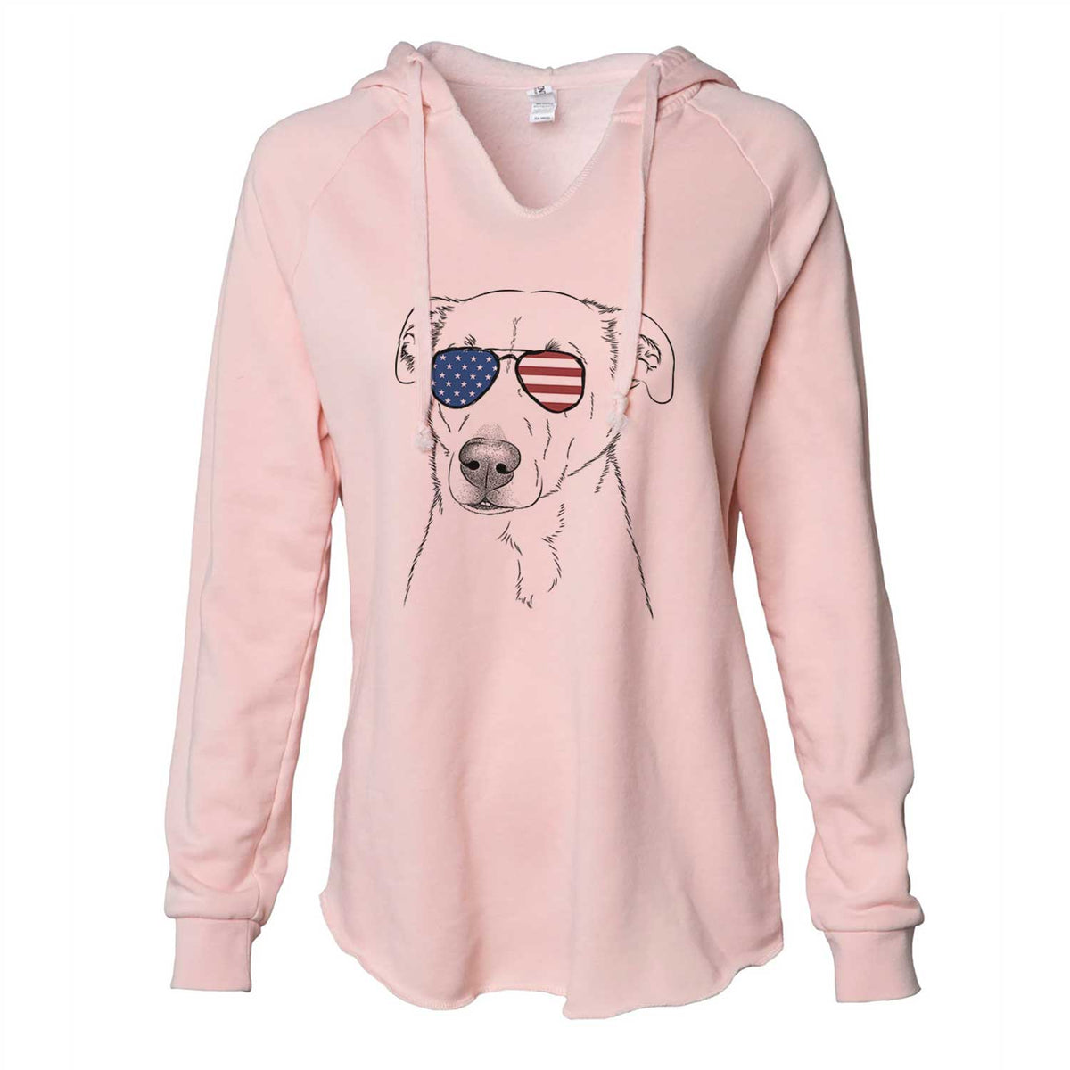 USA Nala the American Staffordshire Terrier - Cali Wave Hooded Sweatshirt