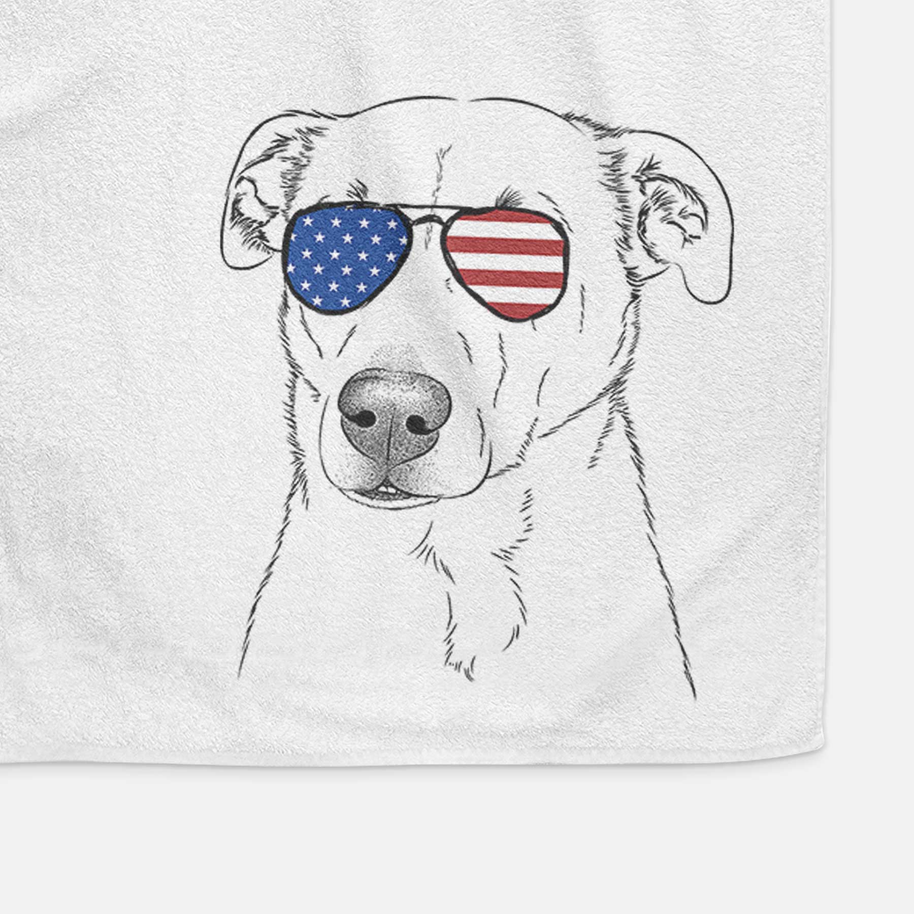 Nala the American Staffordshire Terrier Decorative Hand Towel