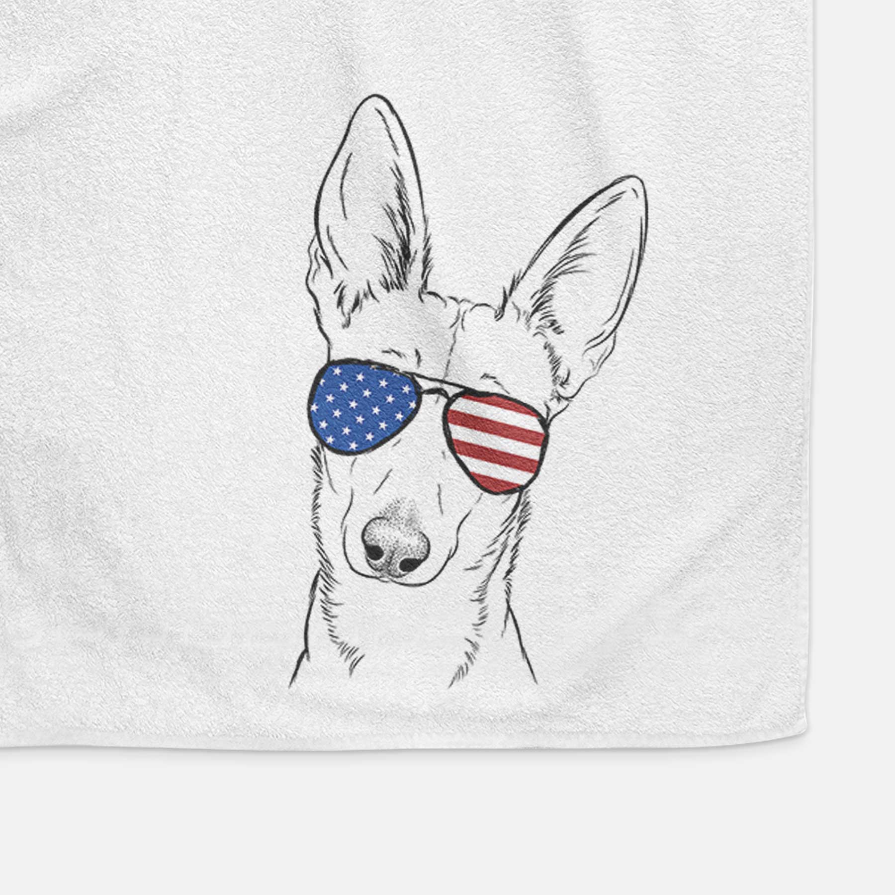 Nala the Carolina Dog Decorative Hand Towel