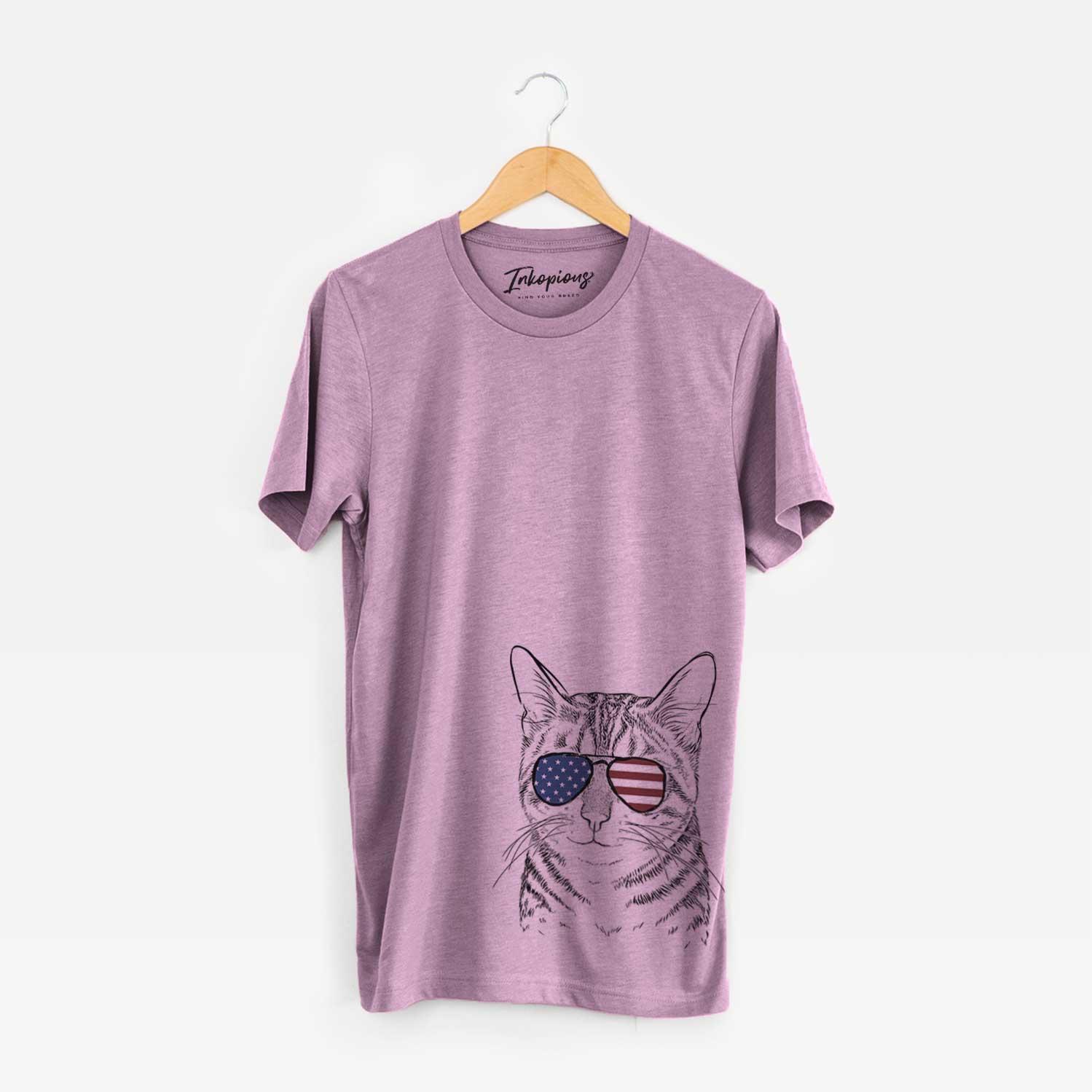 USA Nell the Tabby Cat - Unisex Crewneck