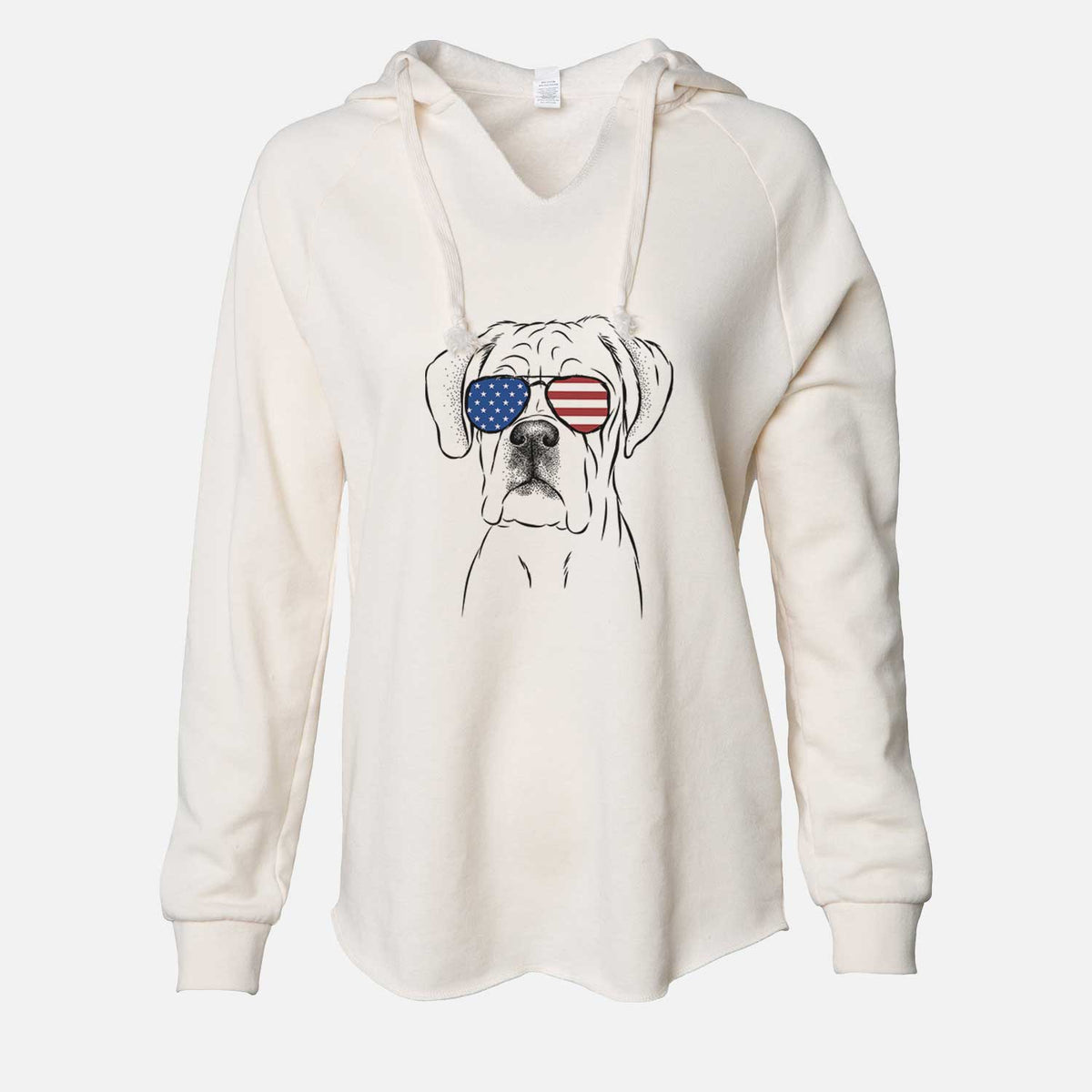 USA Nelly the Boxer - Cali Wave Hooded Sweatshirt