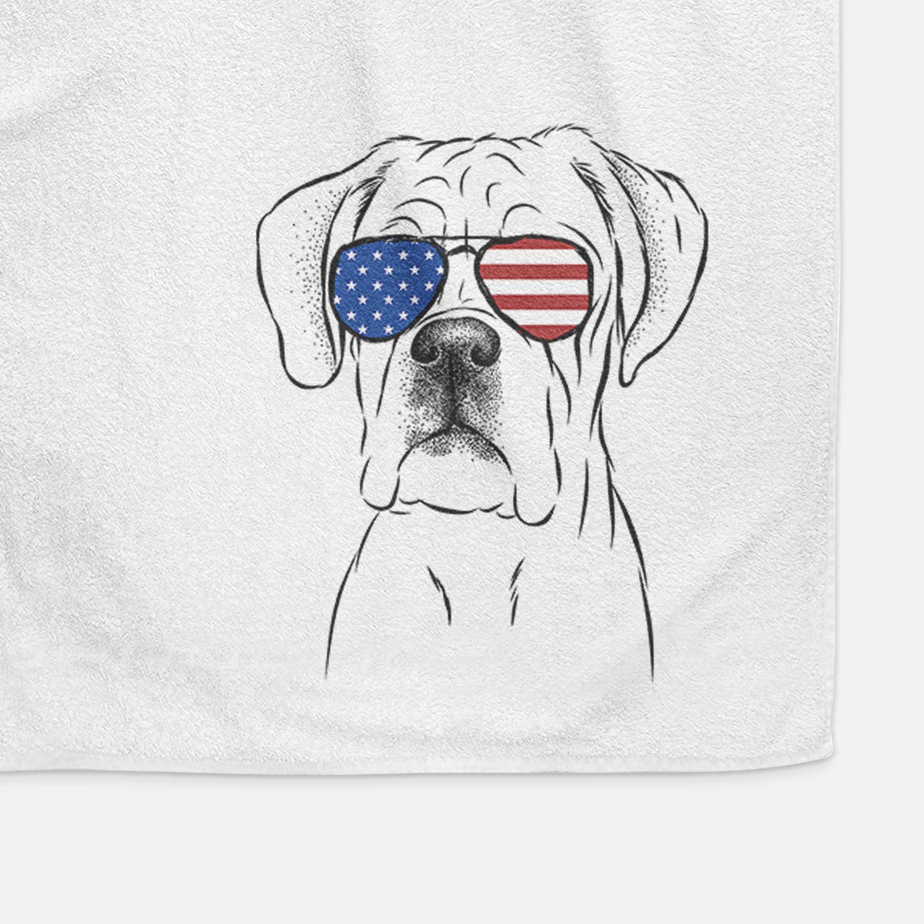 Nelly the Boxer Decorative Hand Towel