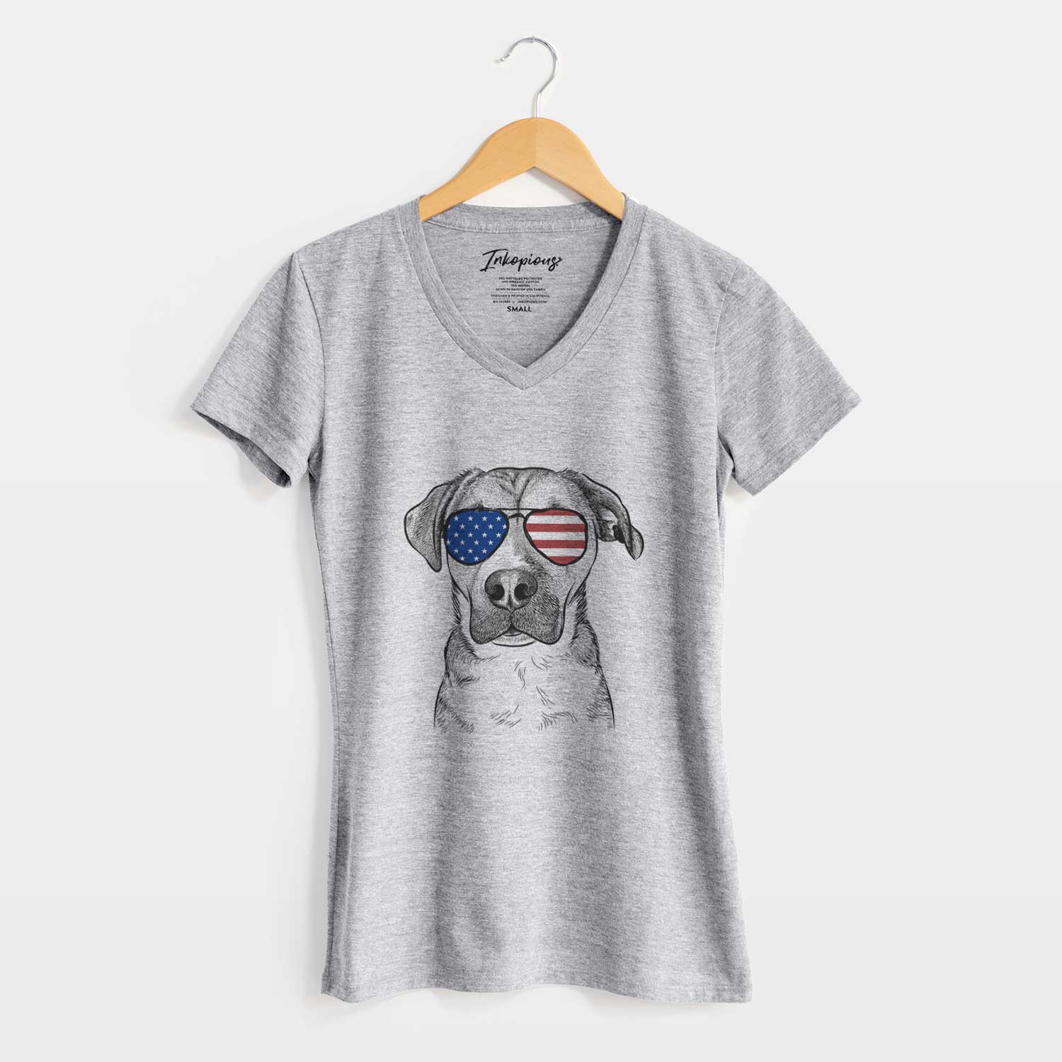 USA Nemo the Mixed Breed - Women's Perfect V-neck Shirt