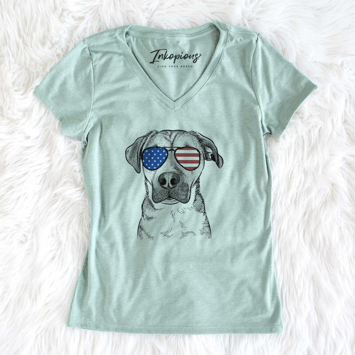 USA Nemo the Mixed Breed - Women's Perfect V-neck Shirt