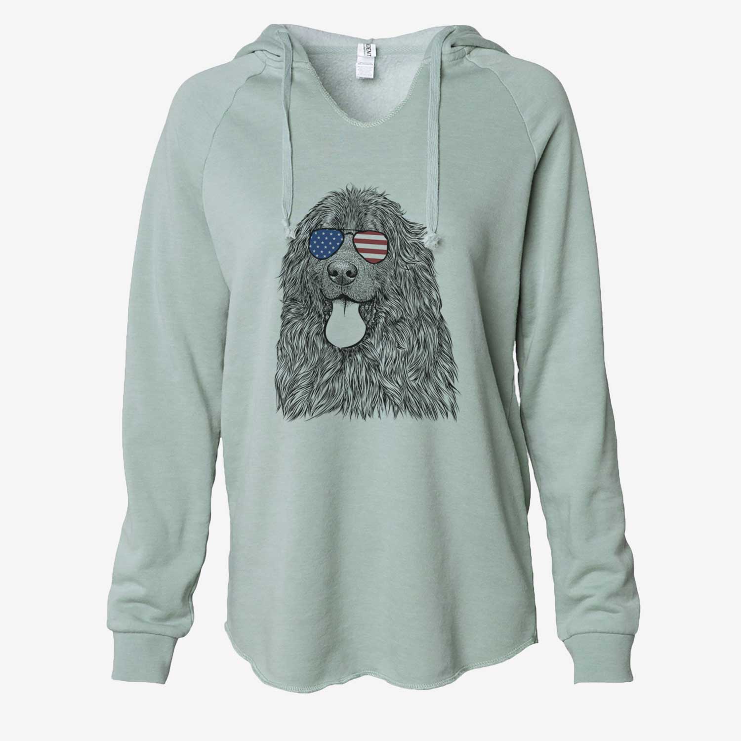 USA Neptune the Newfoundland - Cali Wave Hooded Sweatshirt