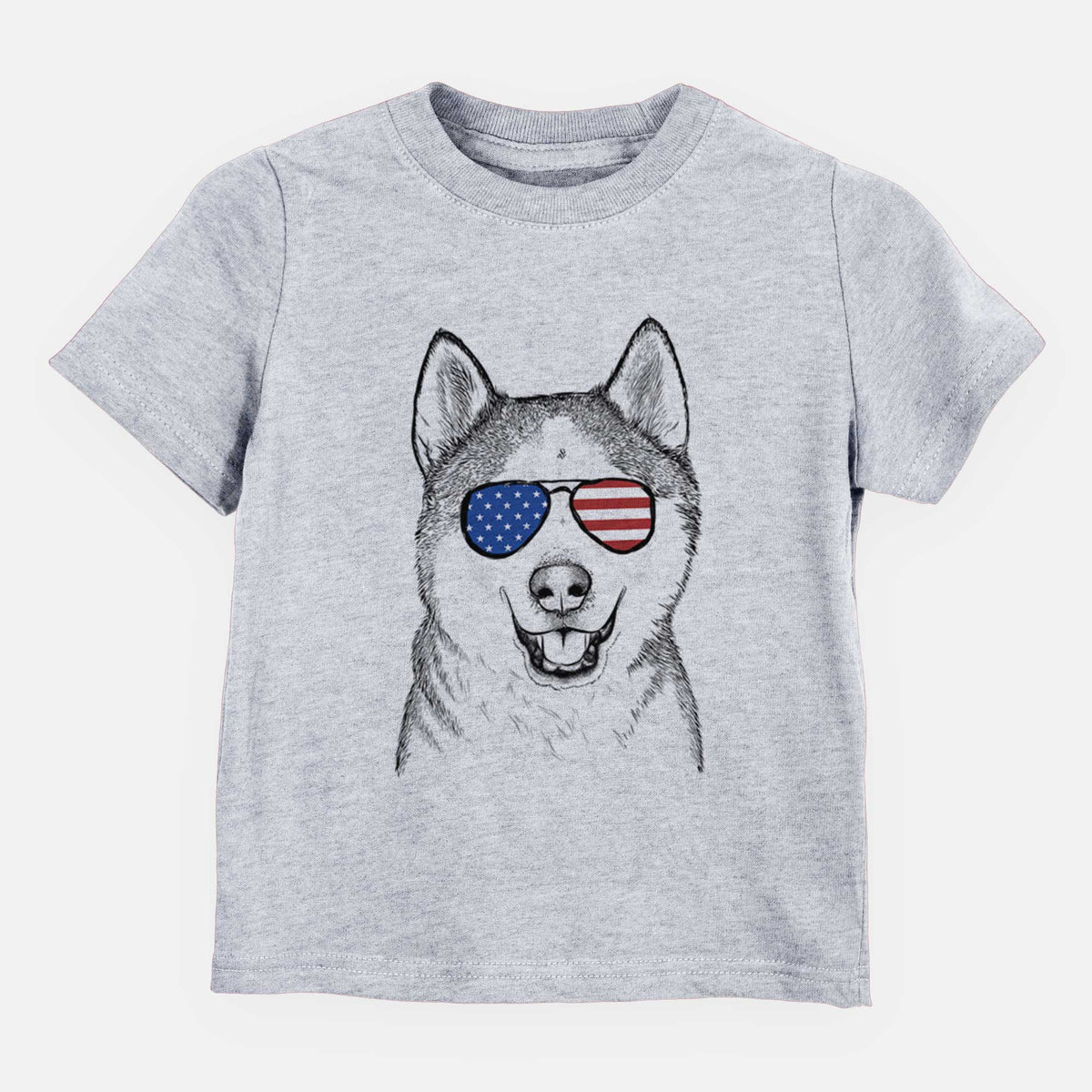 USA Nika the Siberian Husky - Kids/Youth/Toddler Shirt