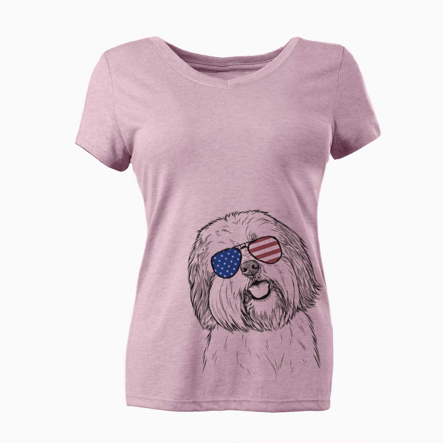 USA Nikka the Lowchen - Women's Perfect V-neck Shirt