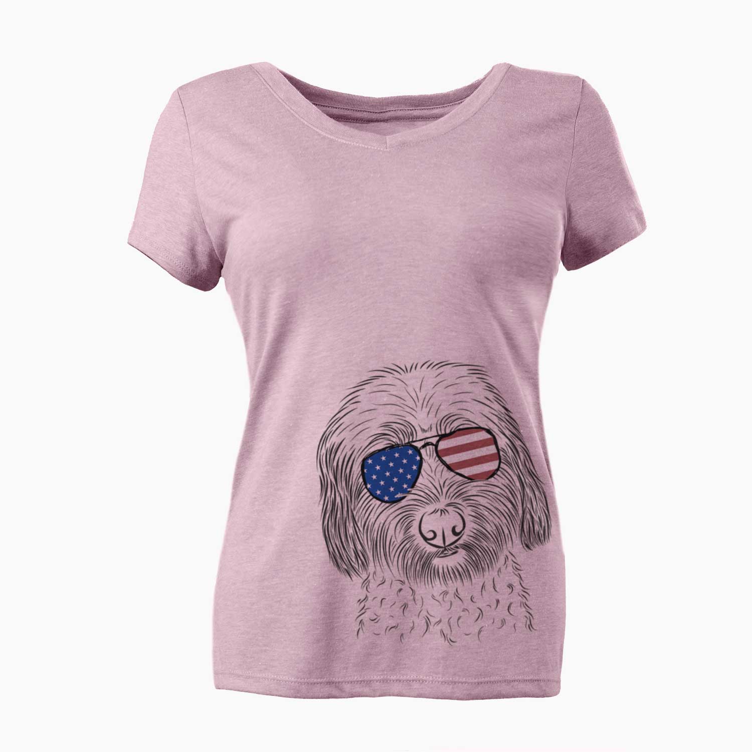 USA Niles the Soft Coated Wheaten Terrier - Women's Perfect V-neck Shirt