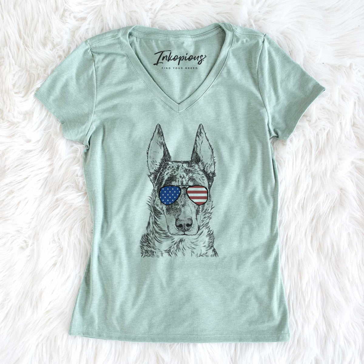 USA Nori the Beauceron - Women's Perfect V-neck Shirt