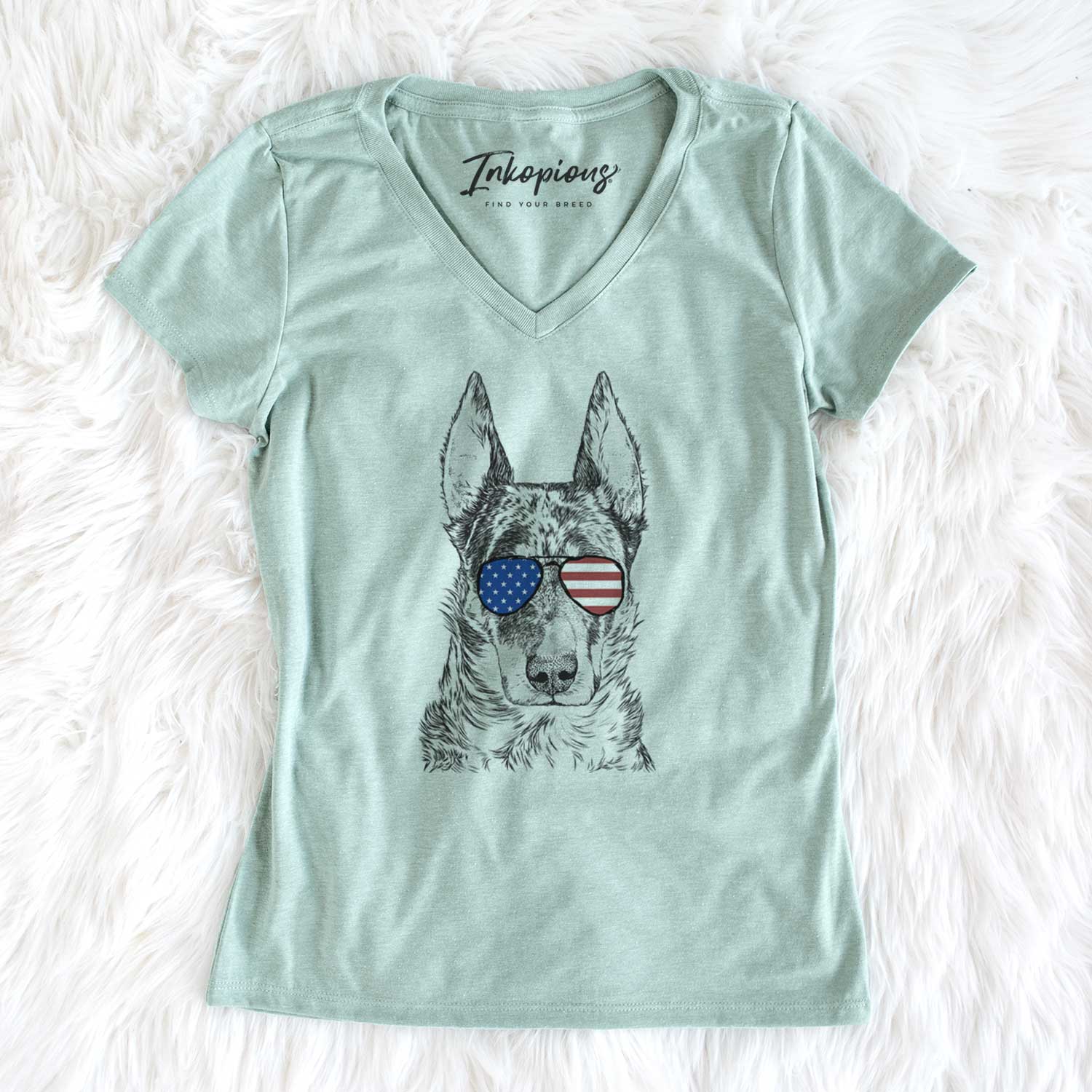 USA Nori the Beauceron - Women's Perfect V-neck Shirt