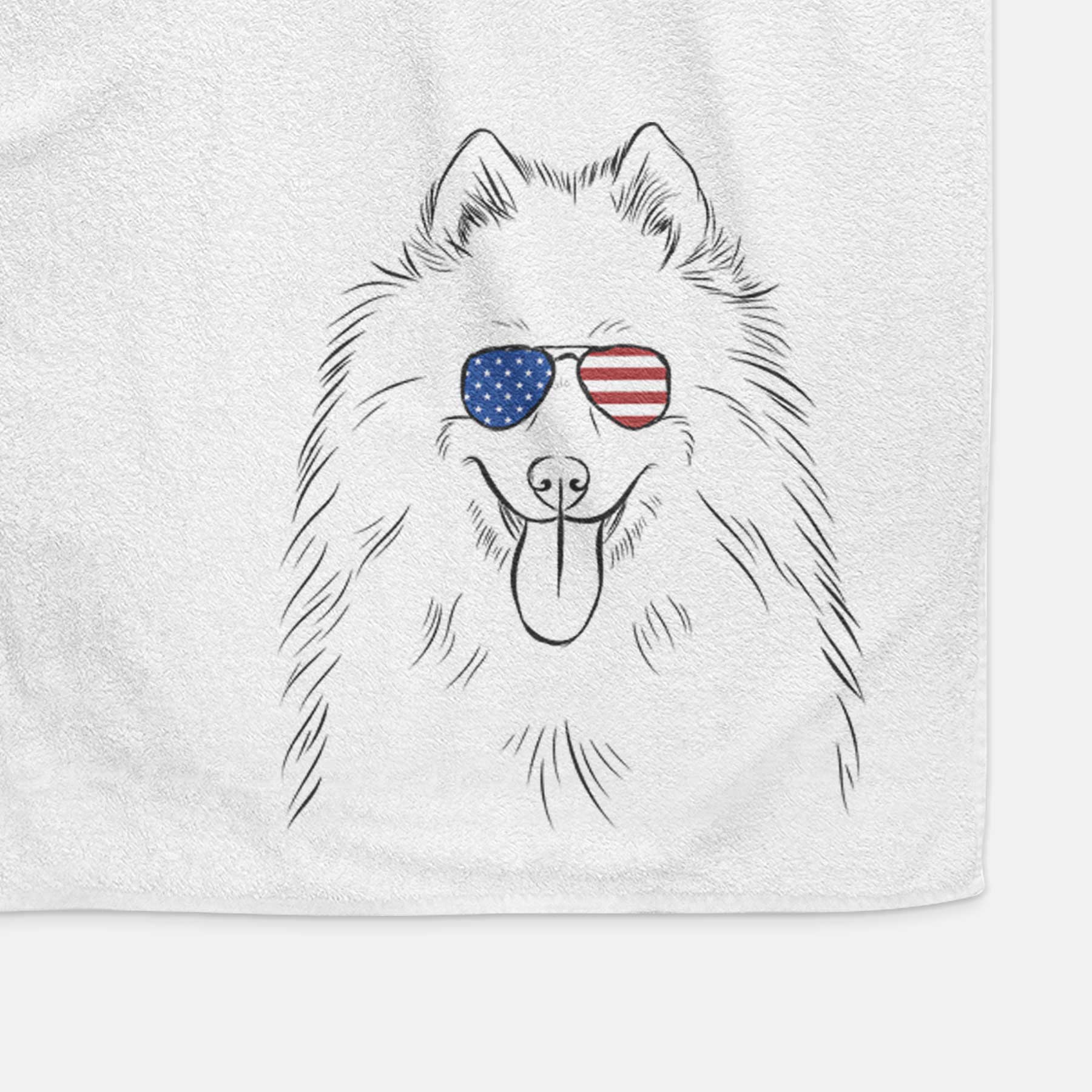 Nova the Samoyed Decorative Hand Towel