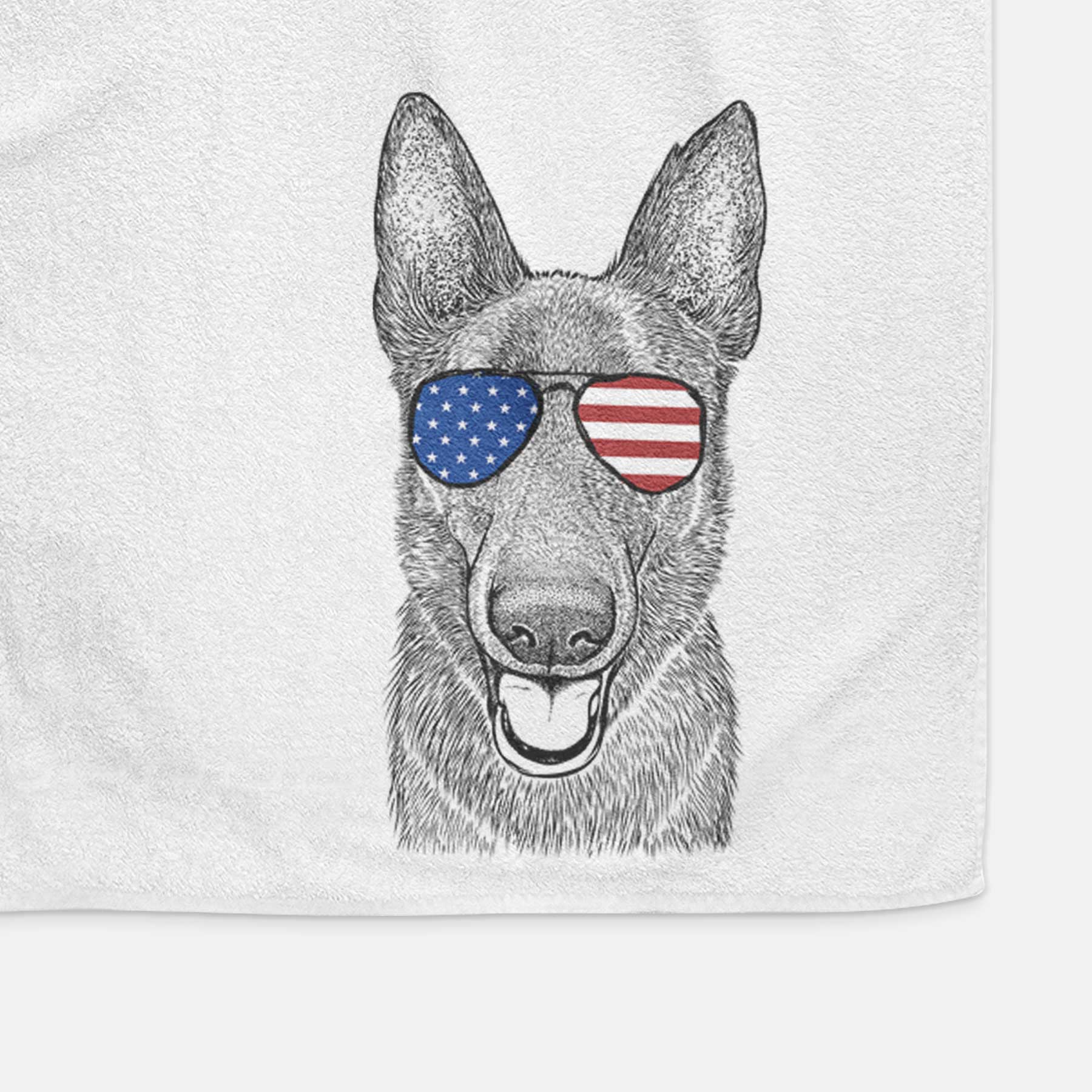 Nyx the German Shepherd Decorative Hand Towel