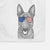 Nyx the German Shepherd Decorative Hand Towel