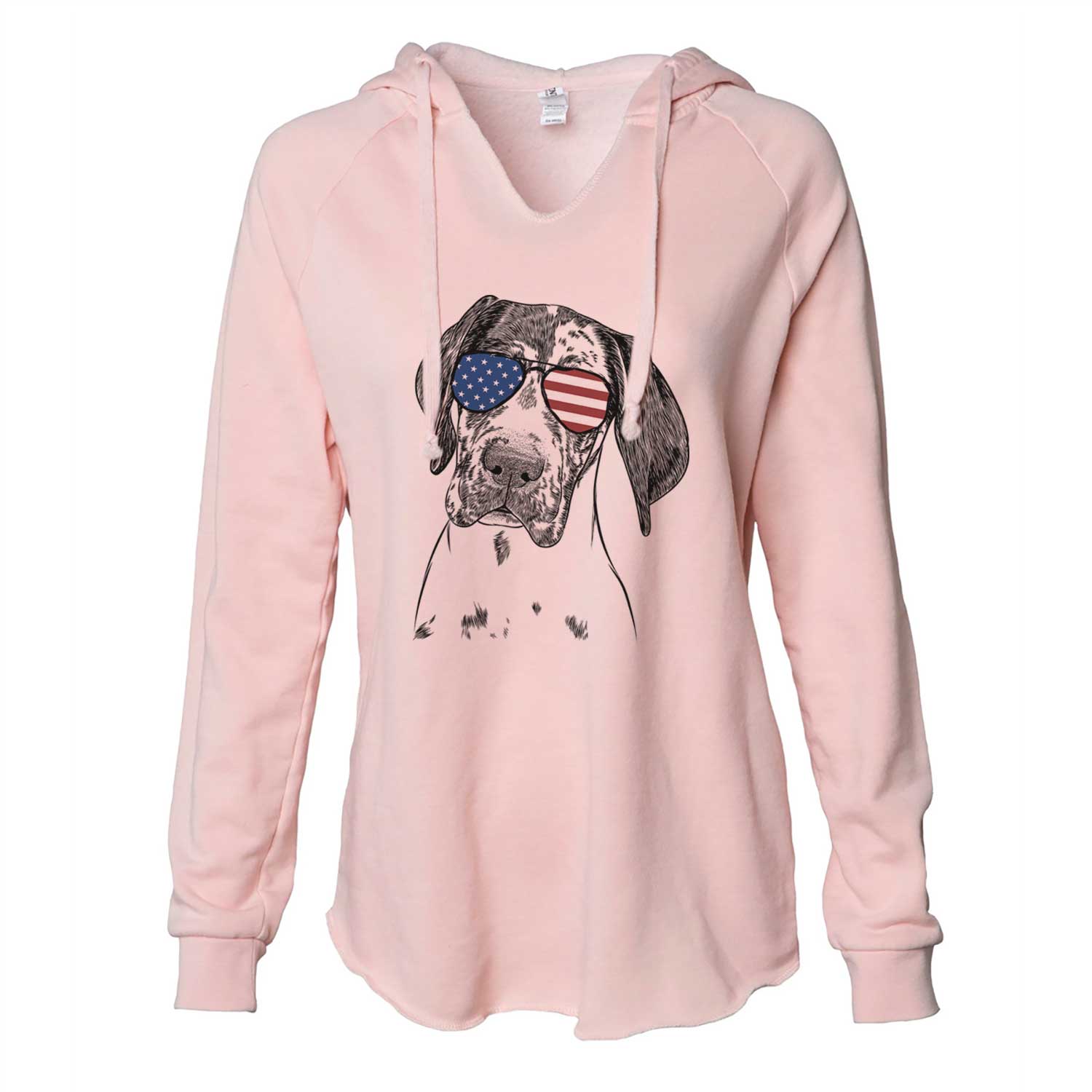 USA Nyx the Great Dane - Cali Wave Hooded Sweatshirt