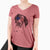 USA Nyx the Great Dane - Women's Perfect V-neck Shirt