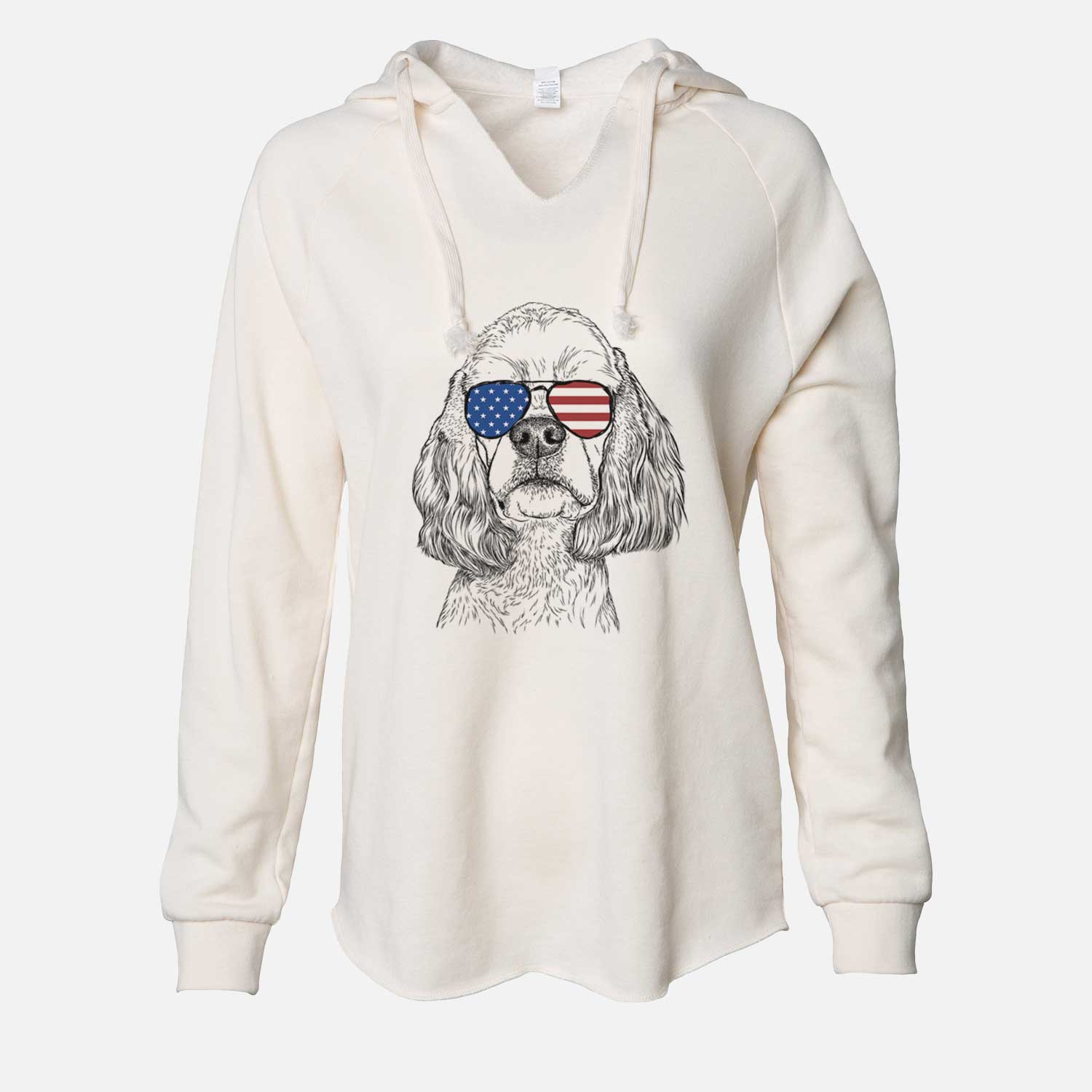 USA Oakley the American Cocker Spaniel - Cali Wave Hooded Sweatshirt