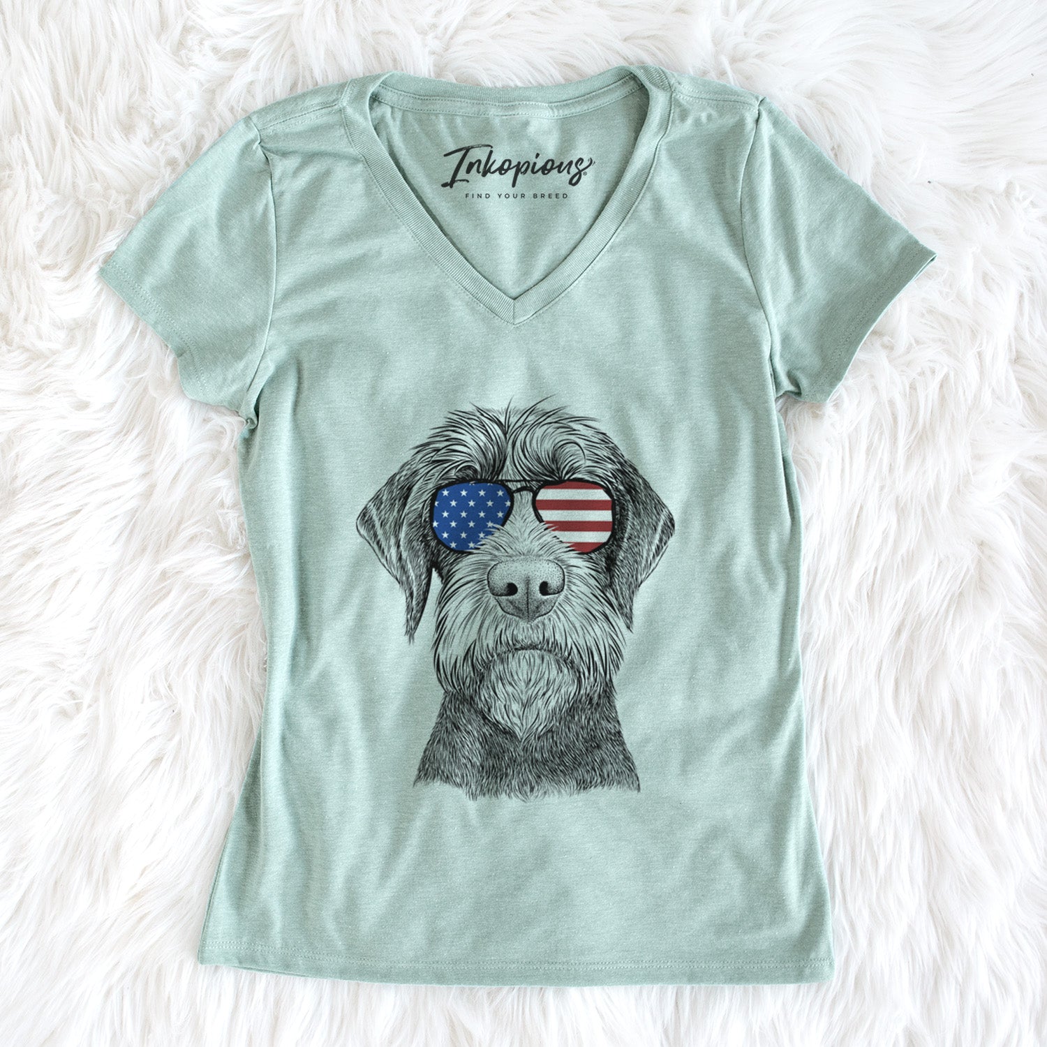 USA Oakley the Pudelpointer - Women's Perfect V-neck Shirt