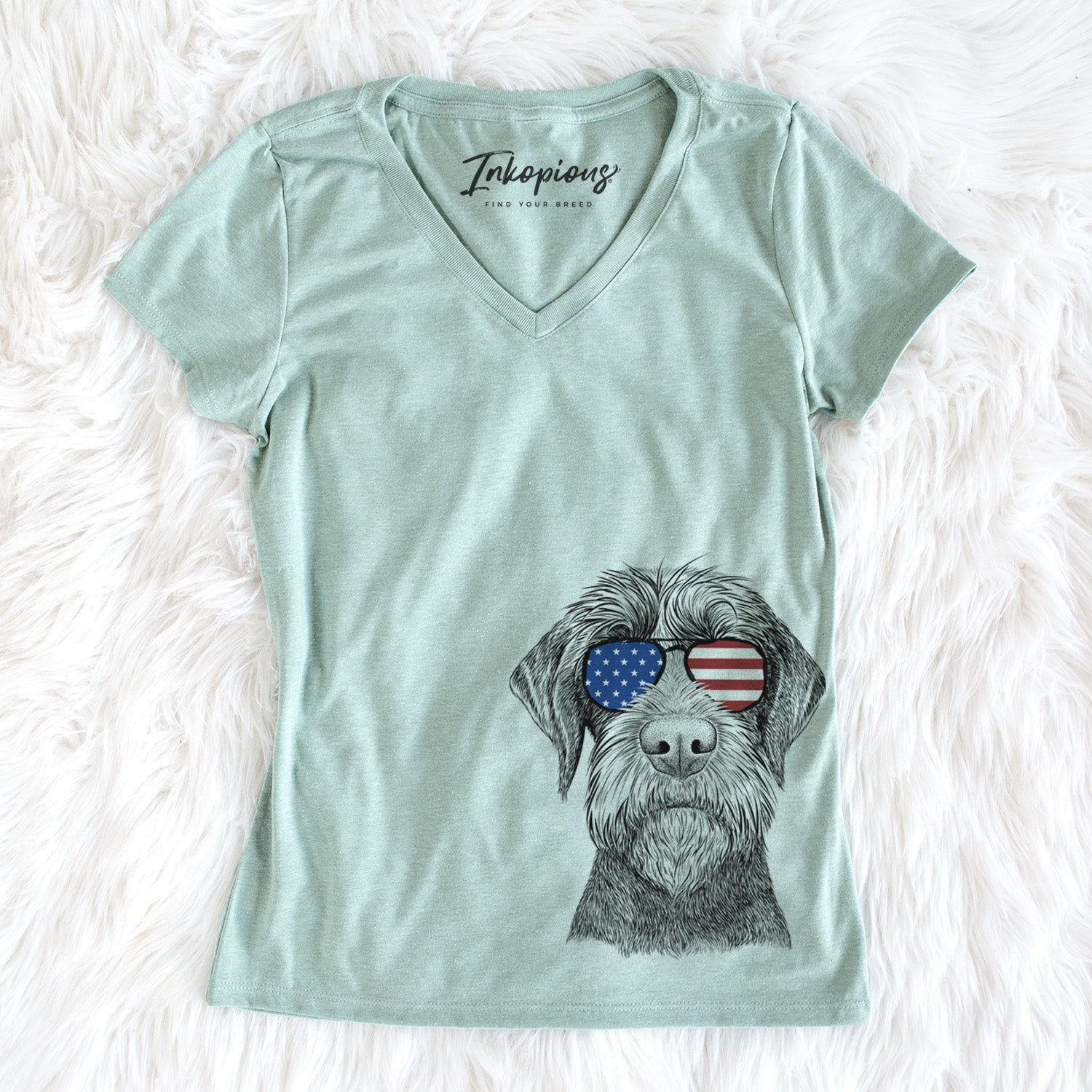 USA Oakley the Pudelpointer - Women's Perfect V-neck Shirt