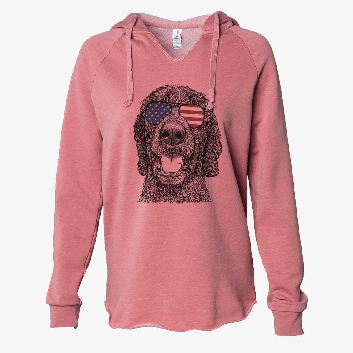 USA Obi James the Goldendoodle - Cali Wave Hooded Sweatshirt