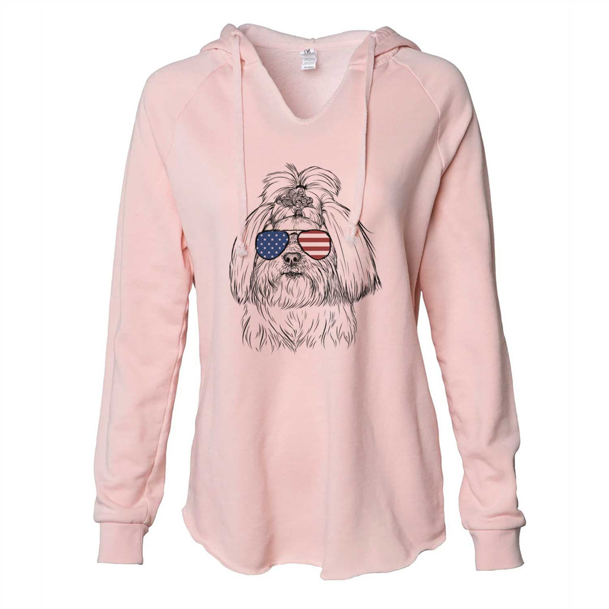 USA Olga the Shih Tzu - Cali Wave Hooded Sweatshirt